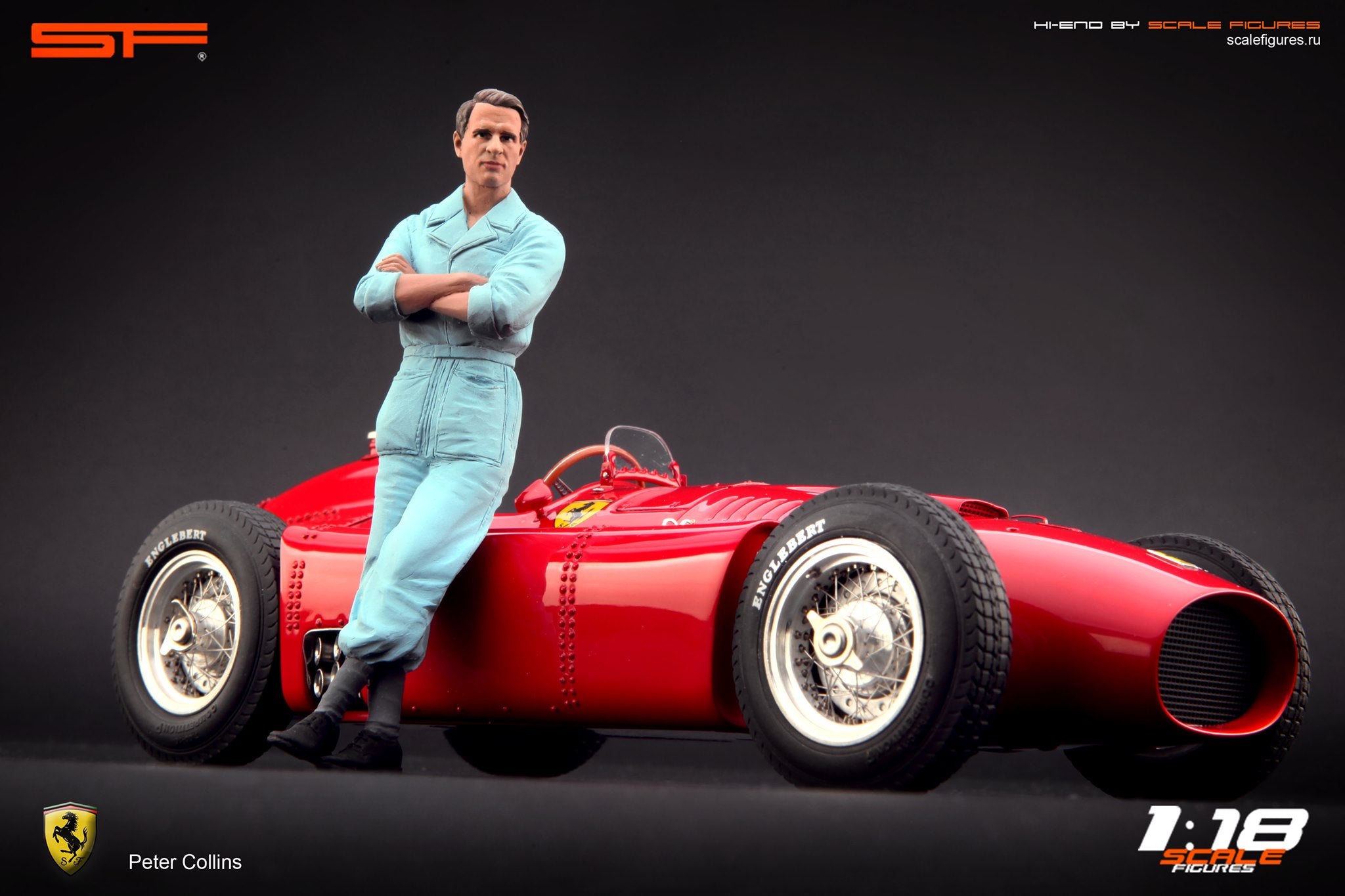 1/18 Peter Collins von SF Scale Figures - Handarbeit -