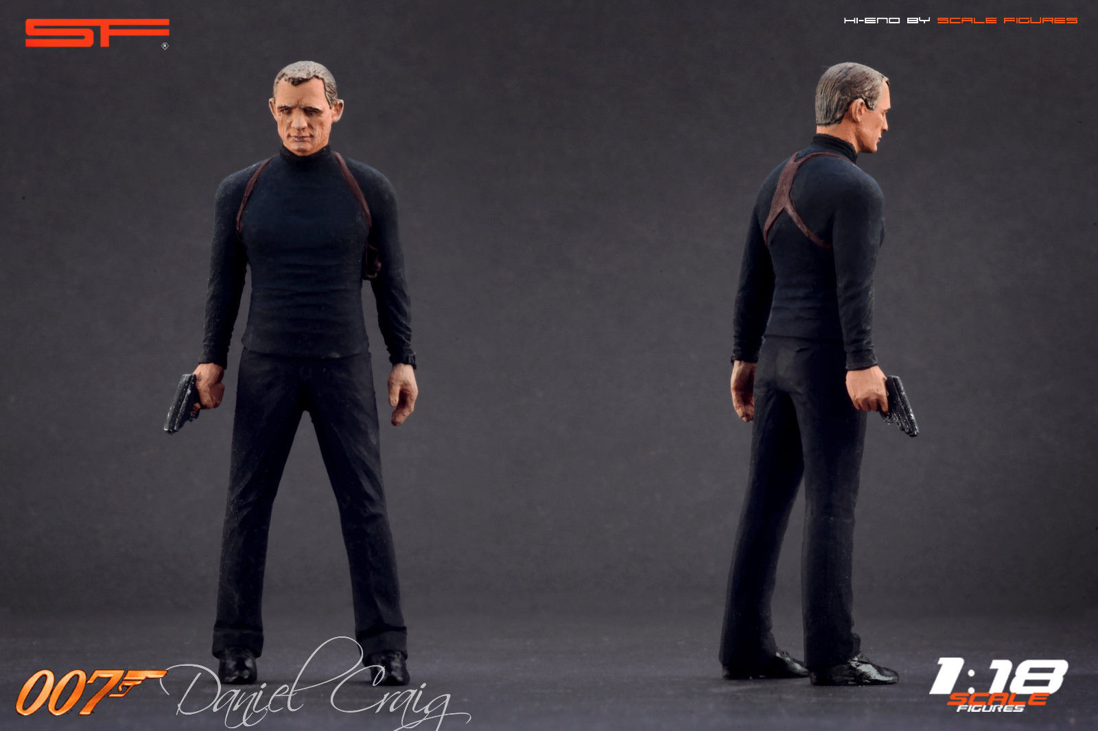 1/18 Daniel CRAIG James Bond 007 von SF Scale Figures - Handarbeit