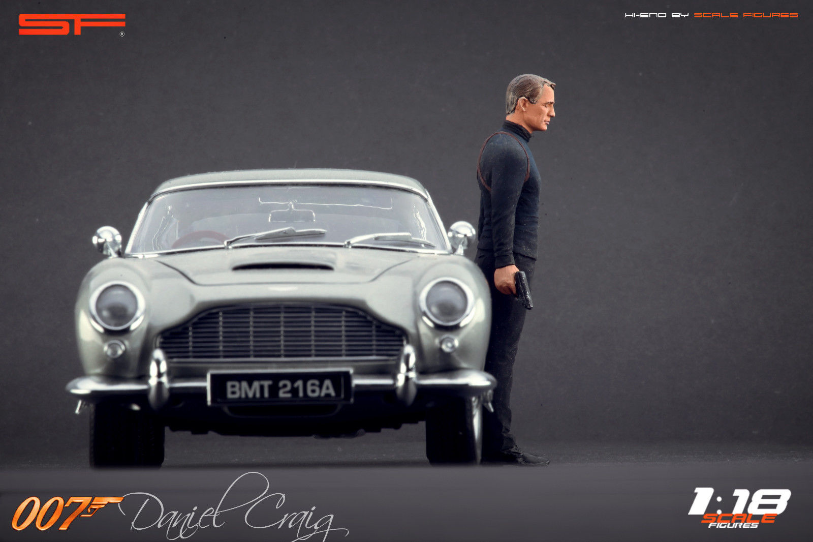 1/18 Daniel CRAIG James Bond 007 von SF Scale Figures - Handarbeit