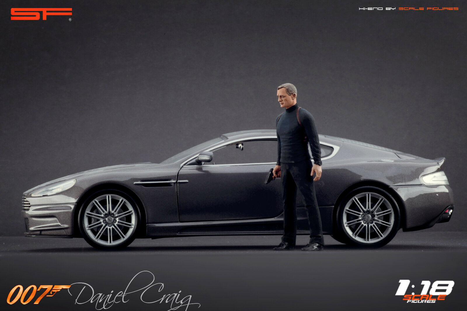 1/18 Daniel CRAIG James Bond 007 von SF Scale Figures - Handarbeit