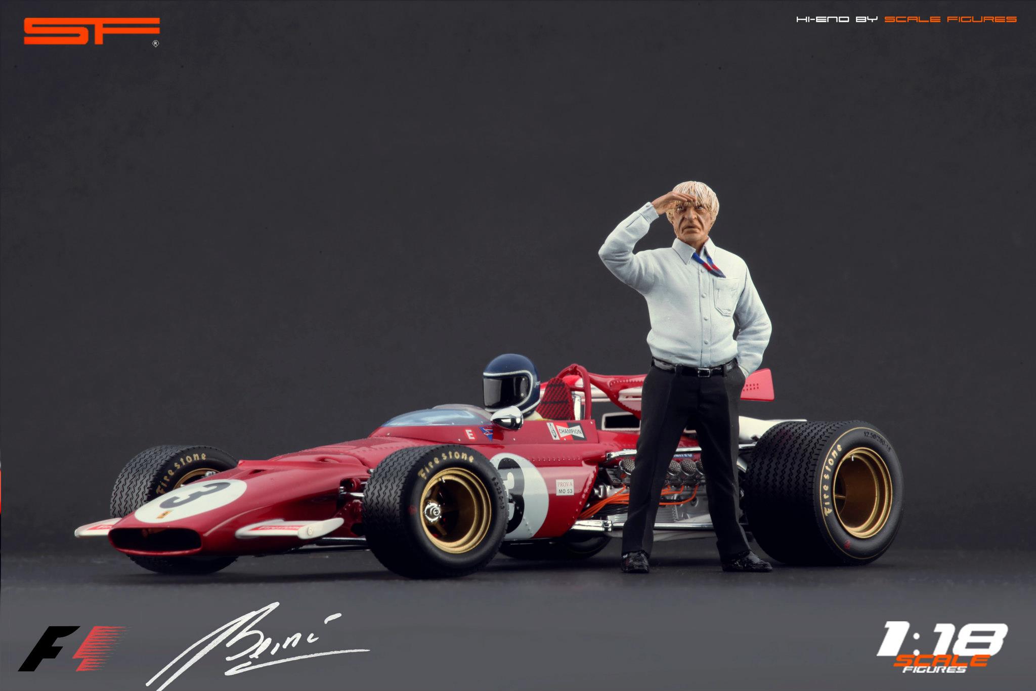 1/18 Bernie Ecclestone von SF Scale Figures - Handarbeit -