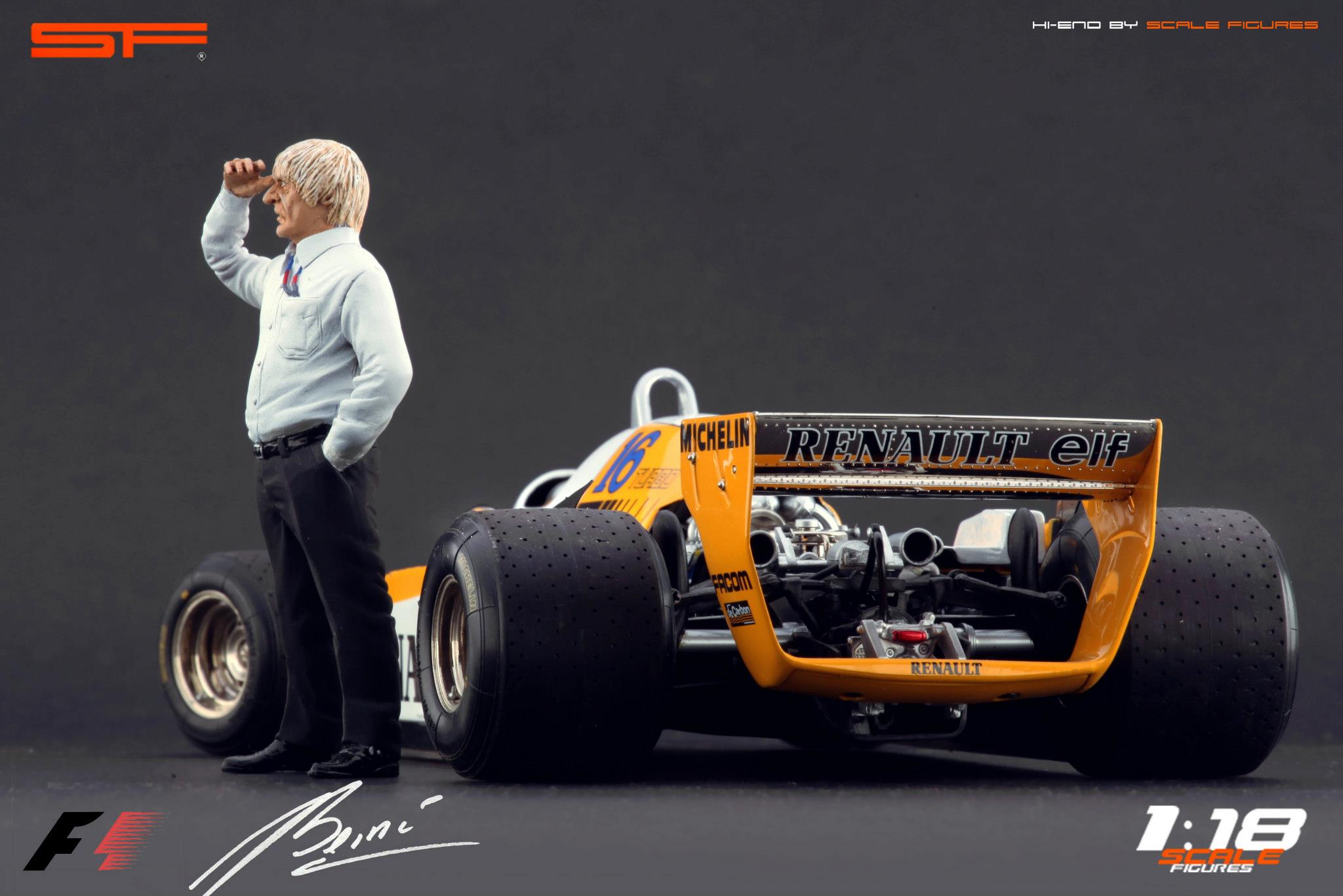 1/18 Bernie Ecclestone von SF Scale Figures - Handarbeit -