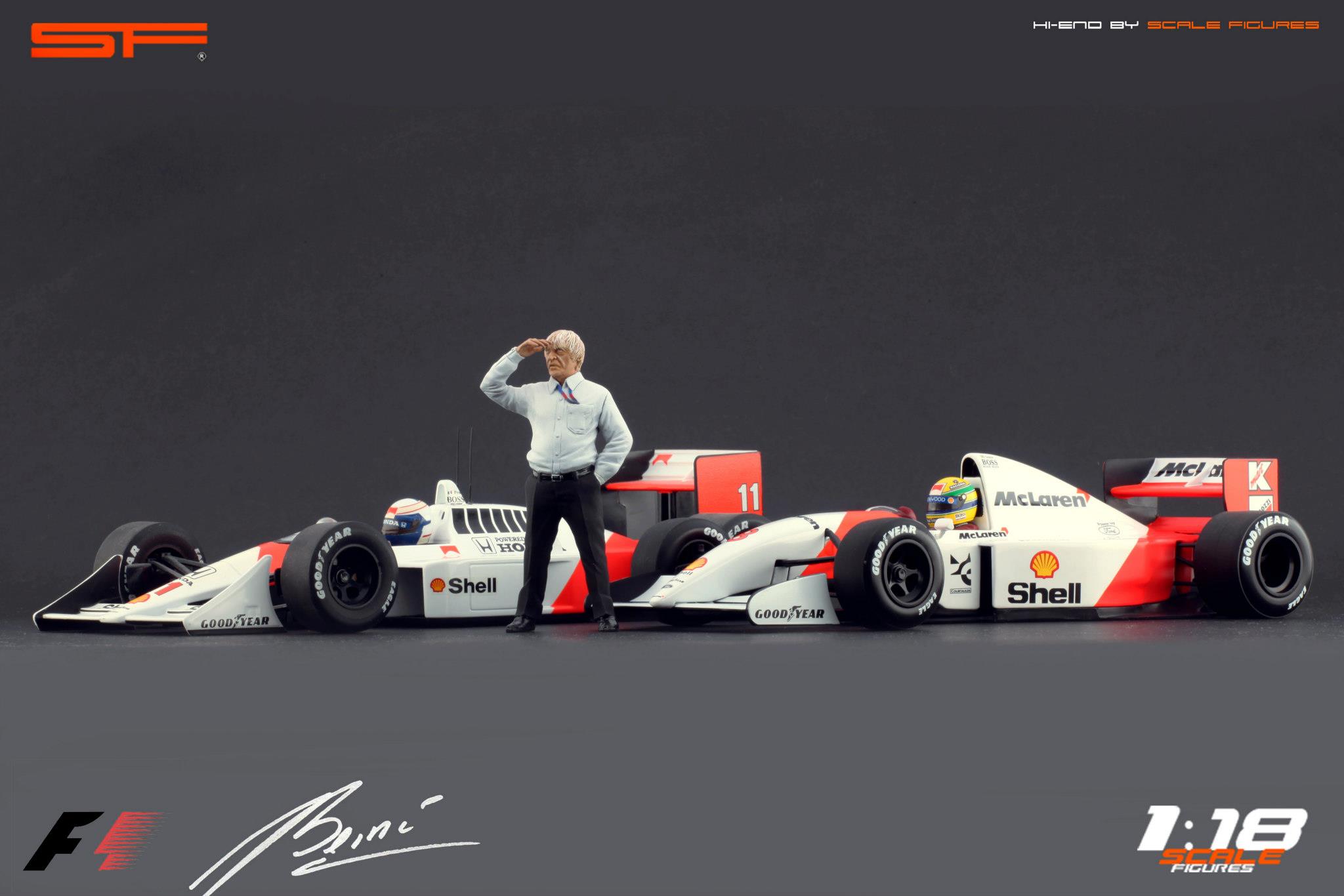 1/18 Bernie Ecclestone von SF Scale Figures - Handarbeit -