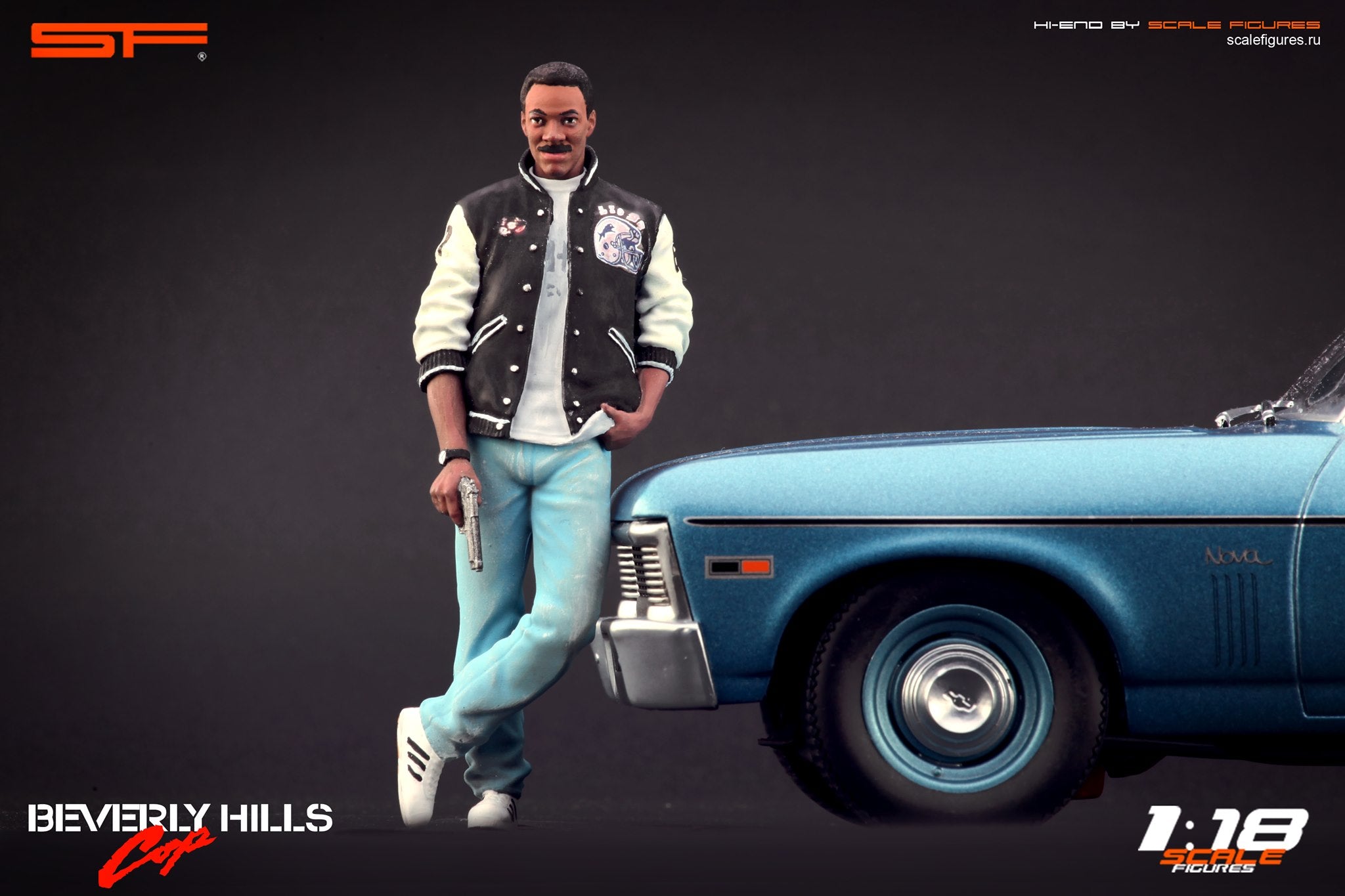 1/18 Eddie Murphy 'Beverly Hills Cop' von SF Scale Figures - Handarbeit -