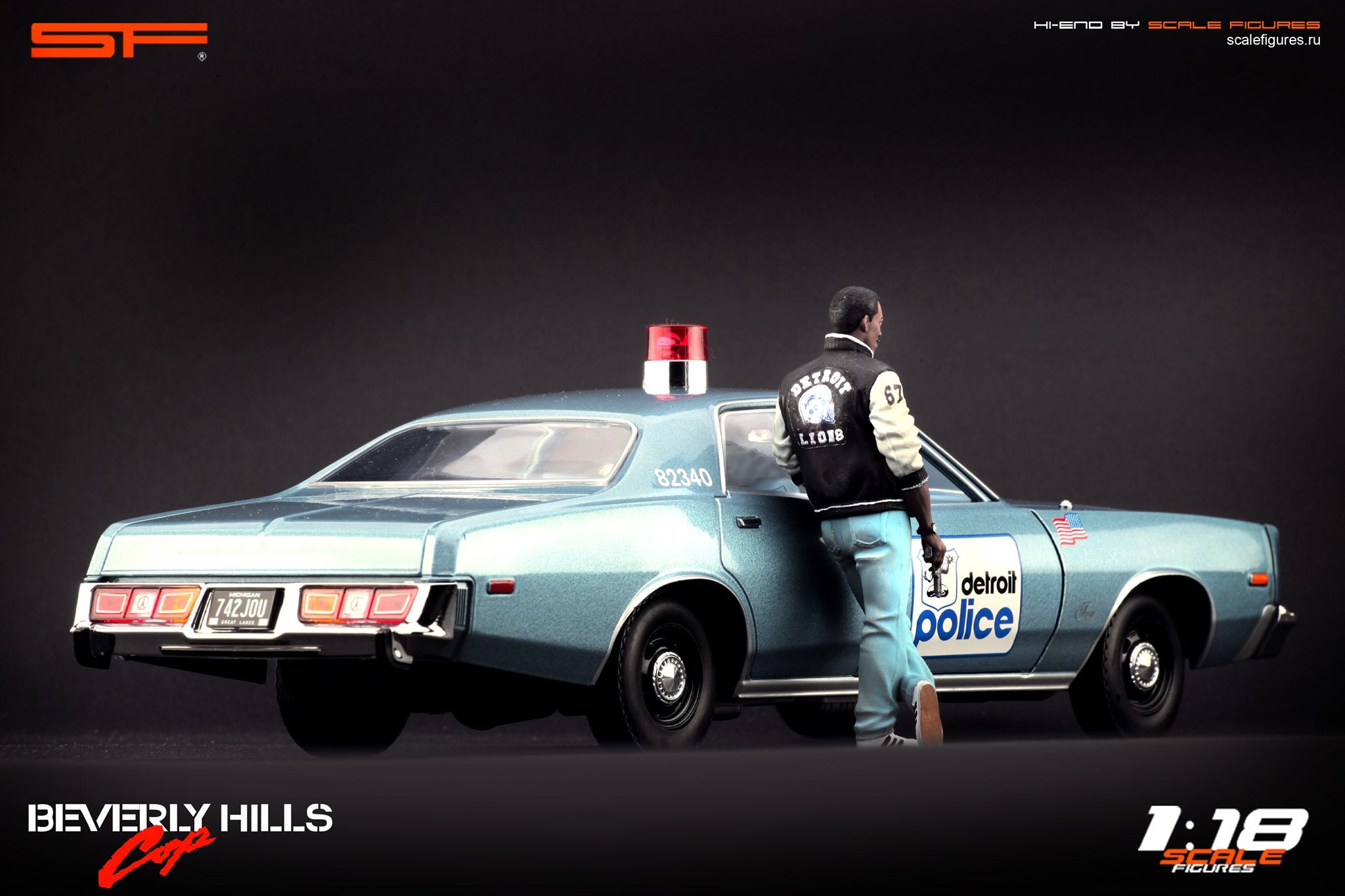 1/18 Eddie Murphy 'Beverly Hills Cop' von SF Scale Figures - Handarbeit -