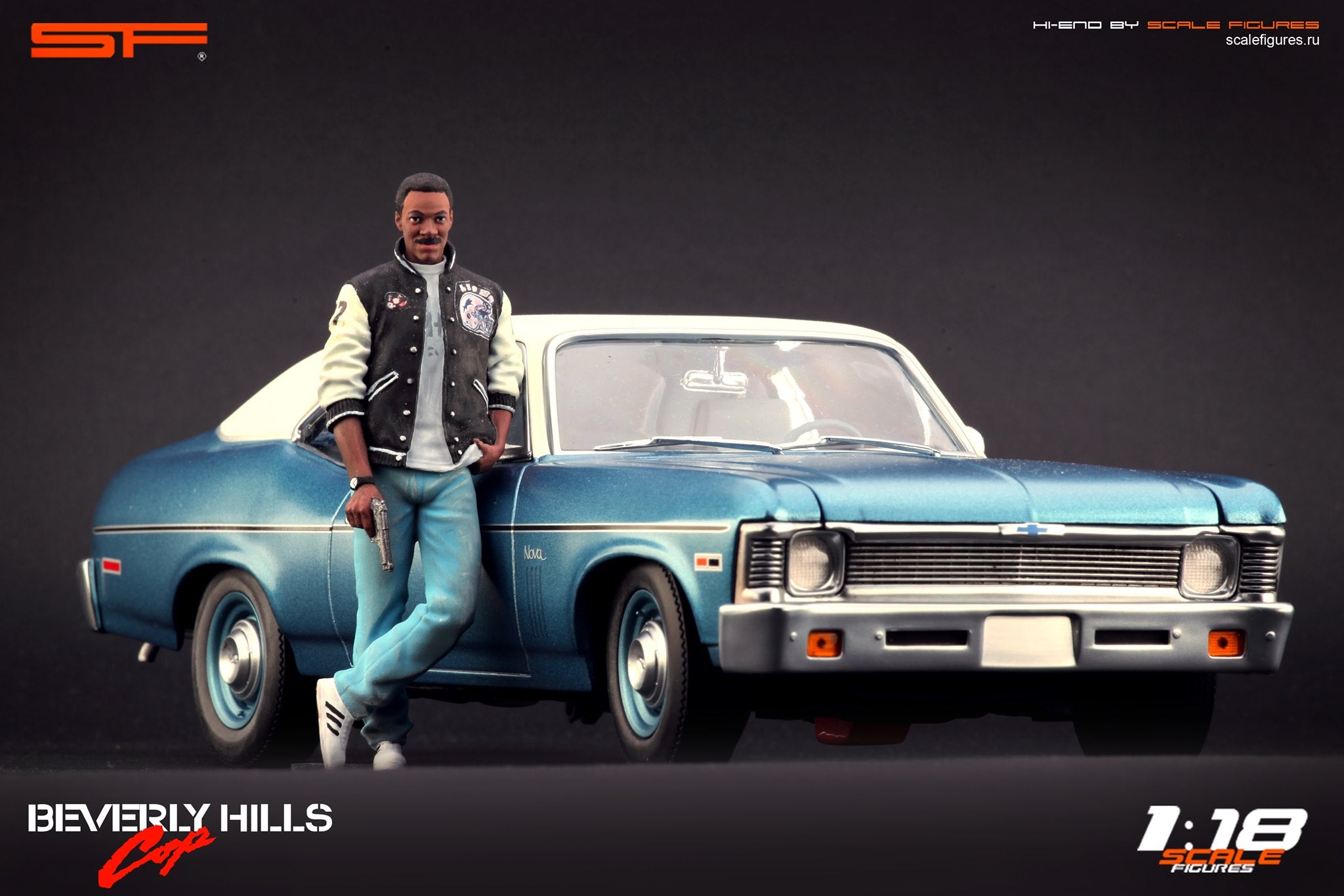1/18 Eddie Murphy 'Beverly Hills Cop' von SF Scale Figures - Handarbeit -