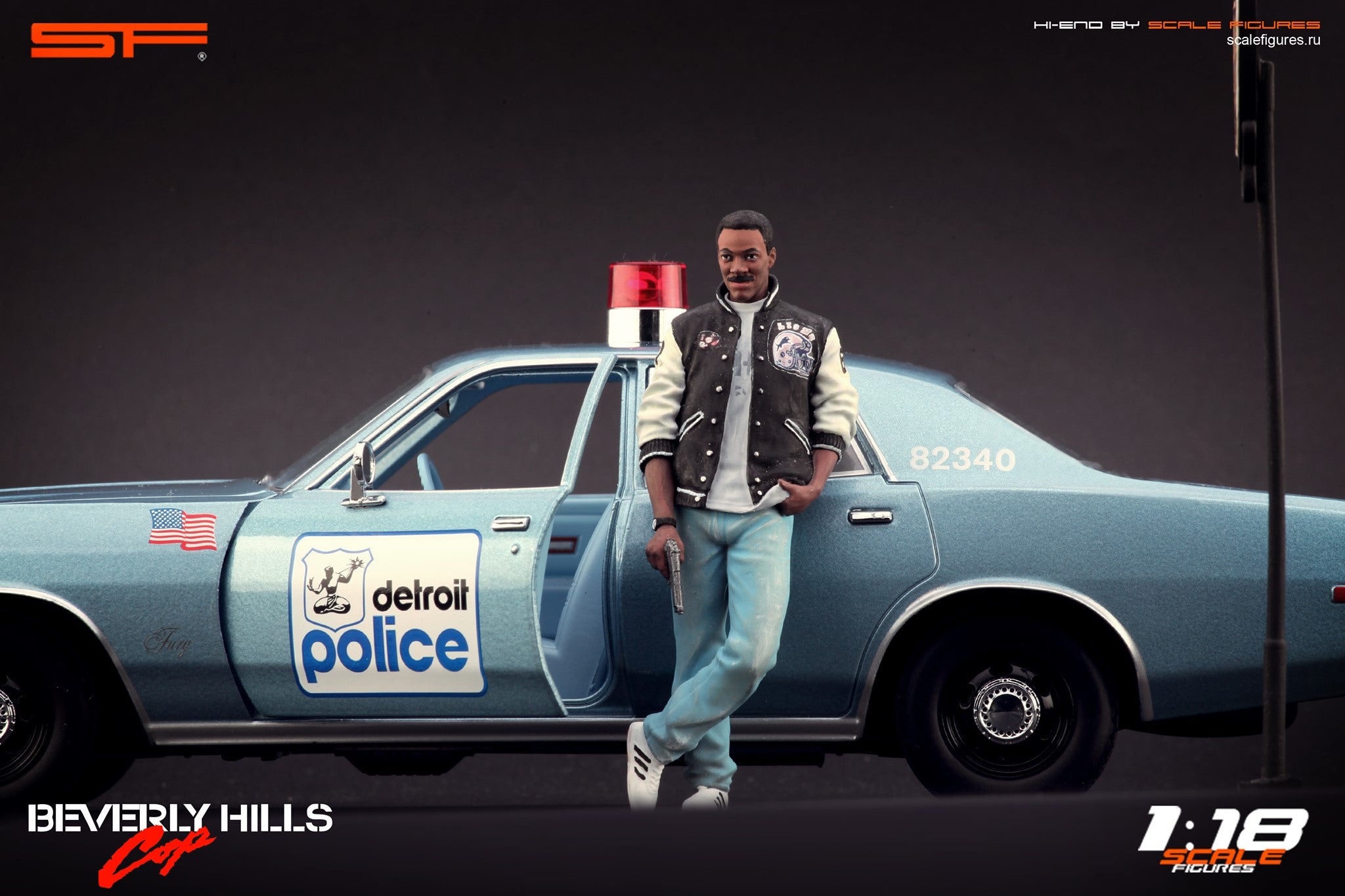 1/18 Eddie Murphy 'Beverly Hills Cop' von SF Scale Figures - Handarbeit -