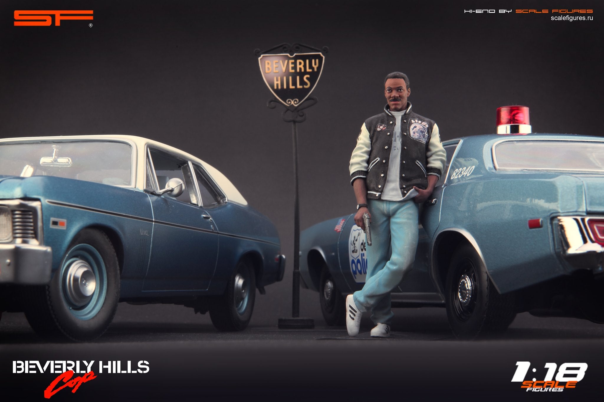 1/18 Eddie Murphy 'Beverly Hills Cop' von SF Scale Figures - Handarbeit -
