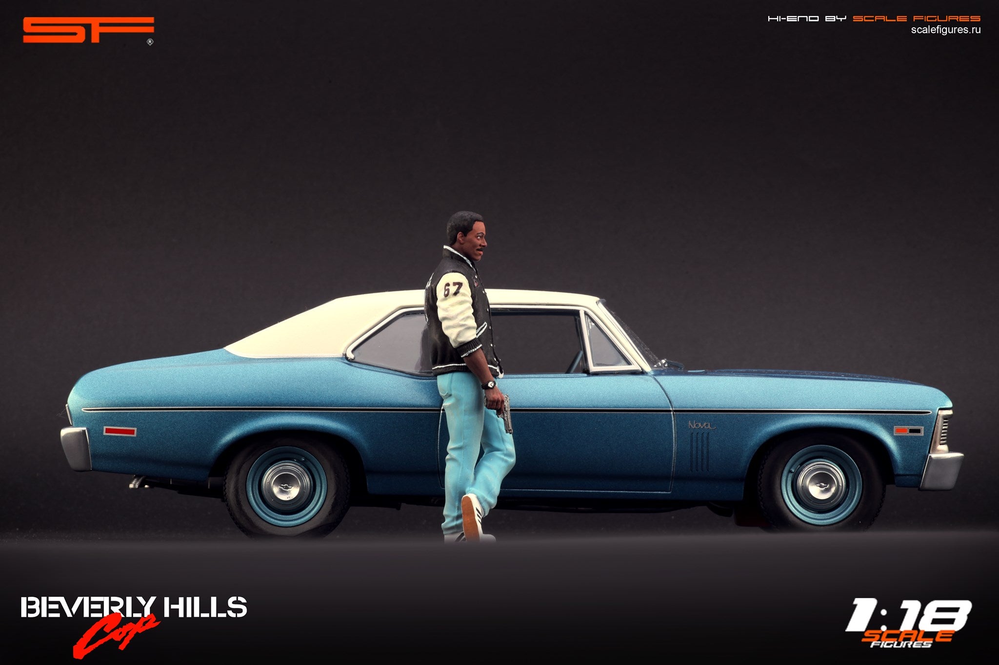 1/18 Eddie Murphy 'Beverly Hills Cop' von SF Scale Figures - Handarbeit -