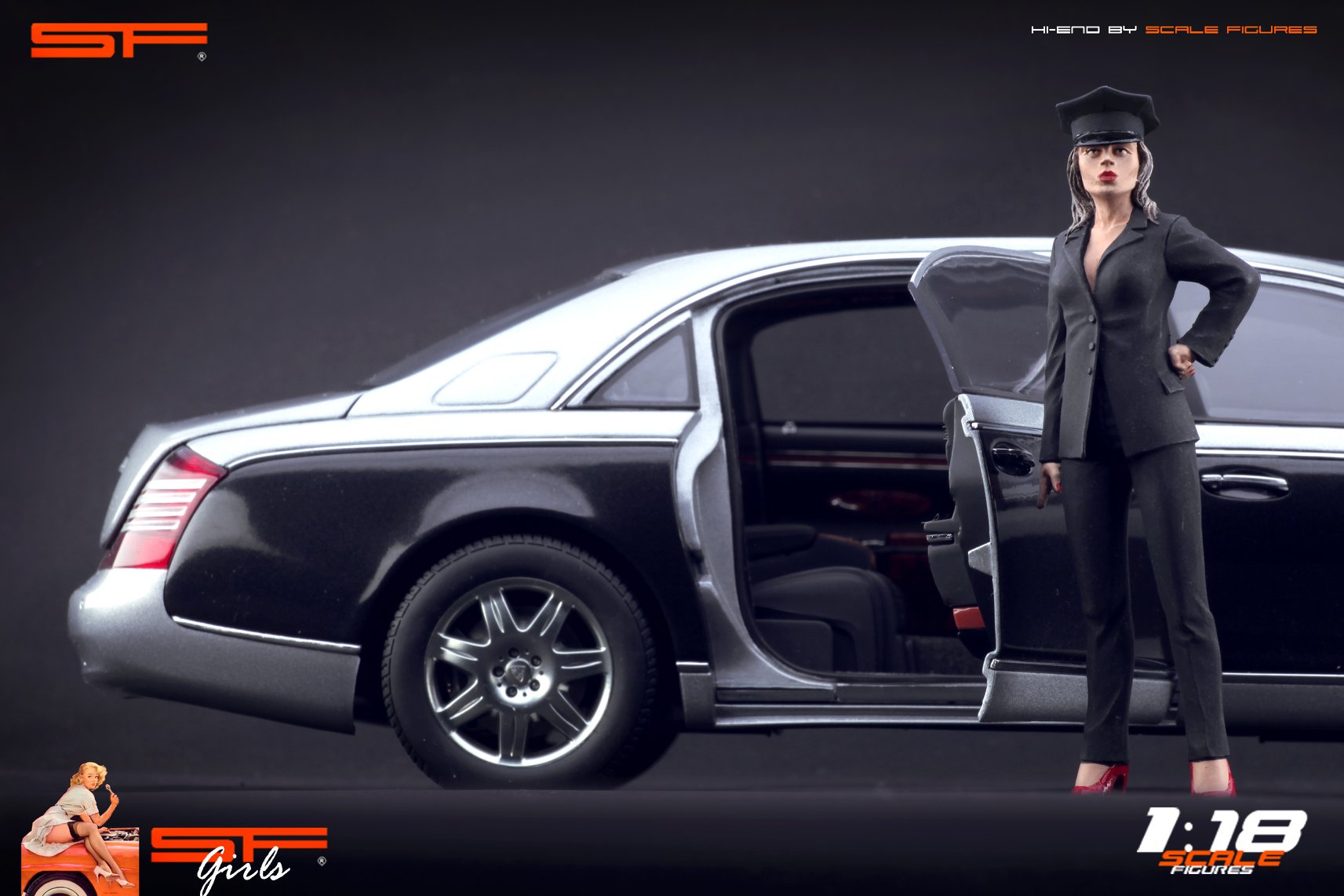 1/18 Girl Driver von SF Scale Figures - Handarbeit-