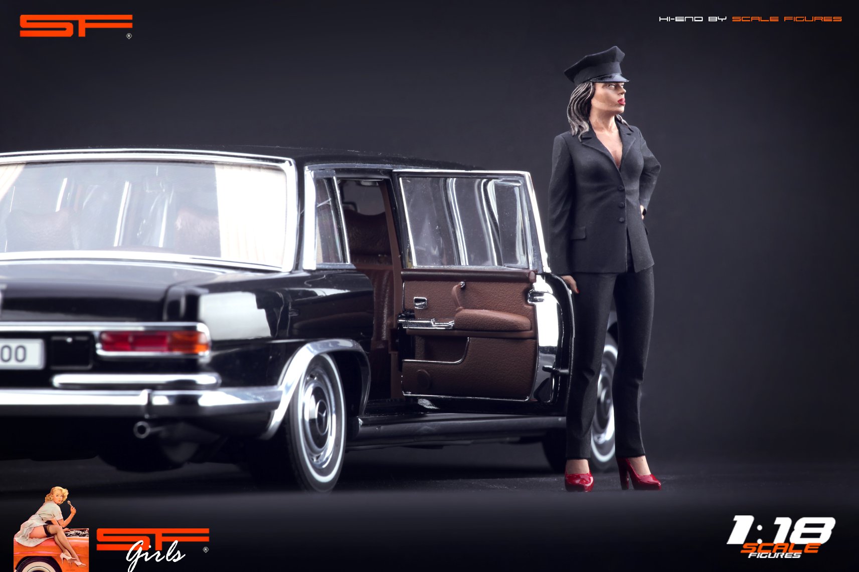 1/18 Girl Driver von SF Scale Figures - Handarbeit-