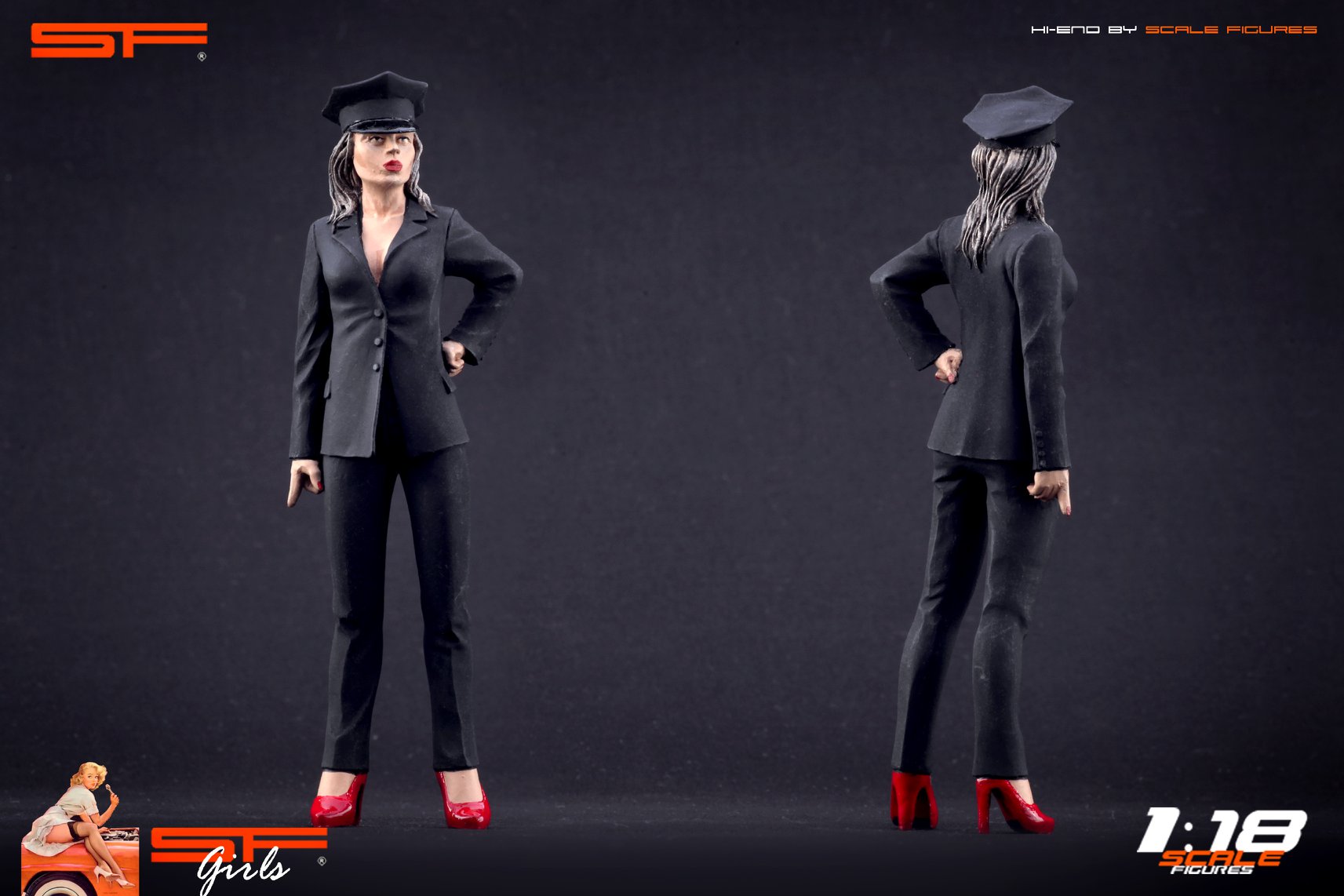1/18 Girl Driver von SF Scale Figures - Handarbeit-