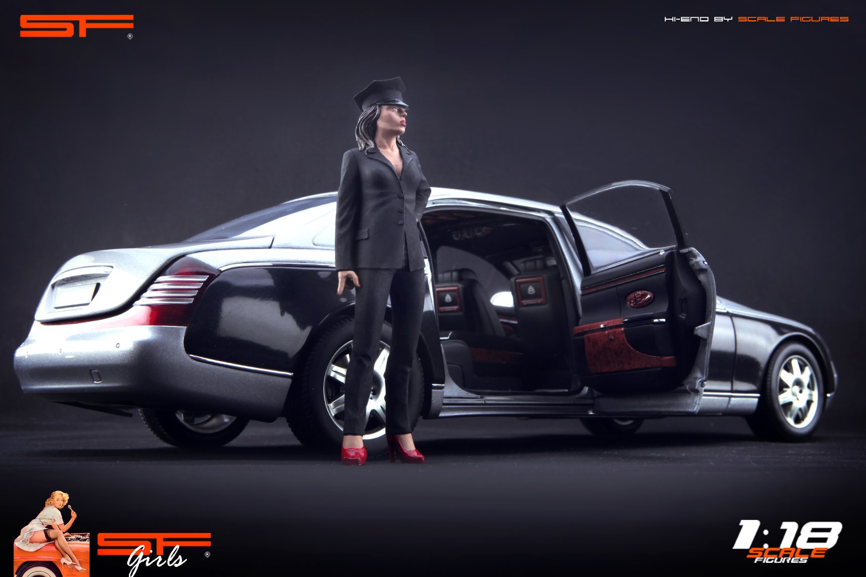 1/18 Girl Driver von SF Scale Figures - Handarbeit-