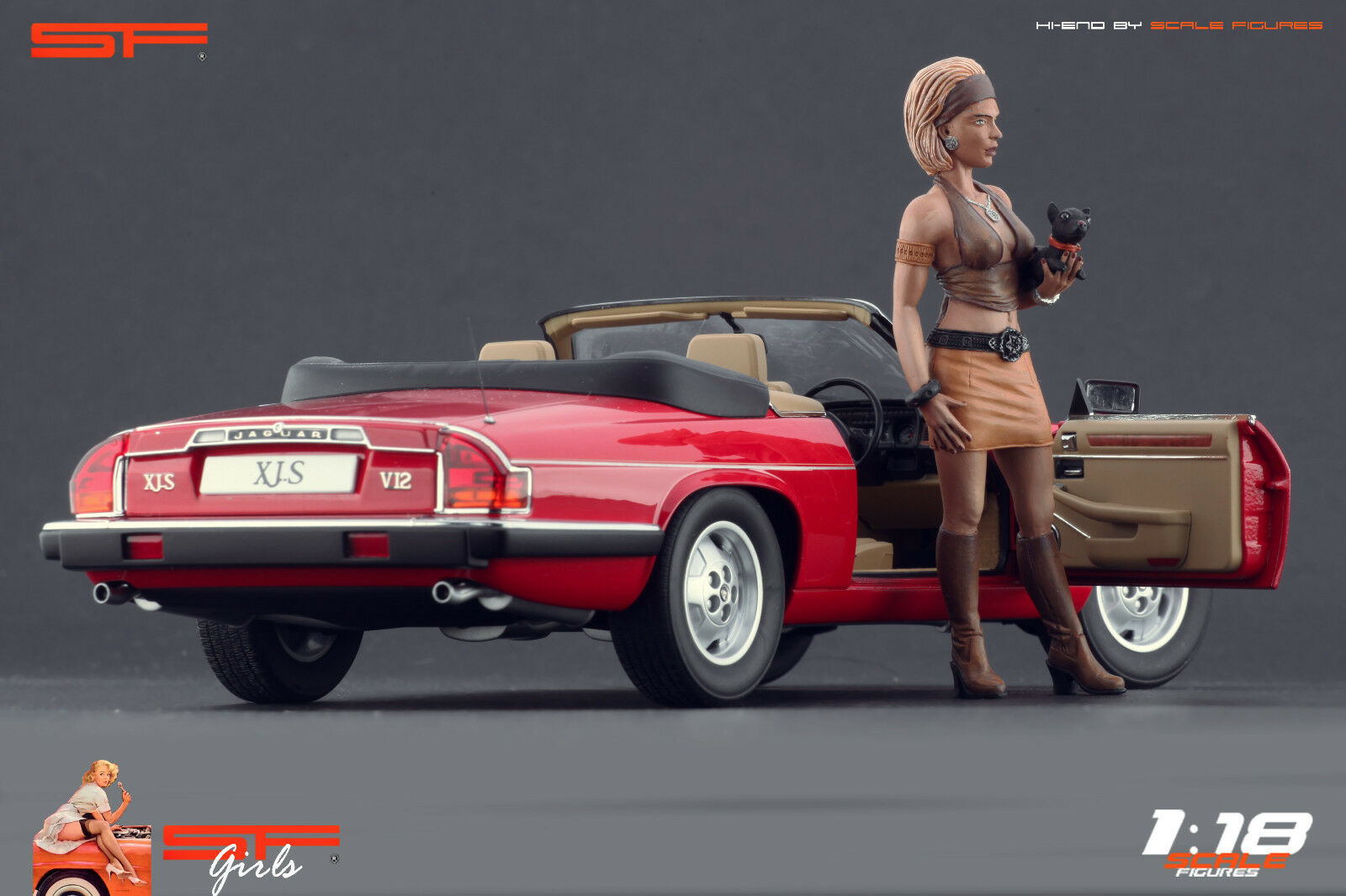 1/18 HippieGirl von SF Scale Figures - Handarbeit -