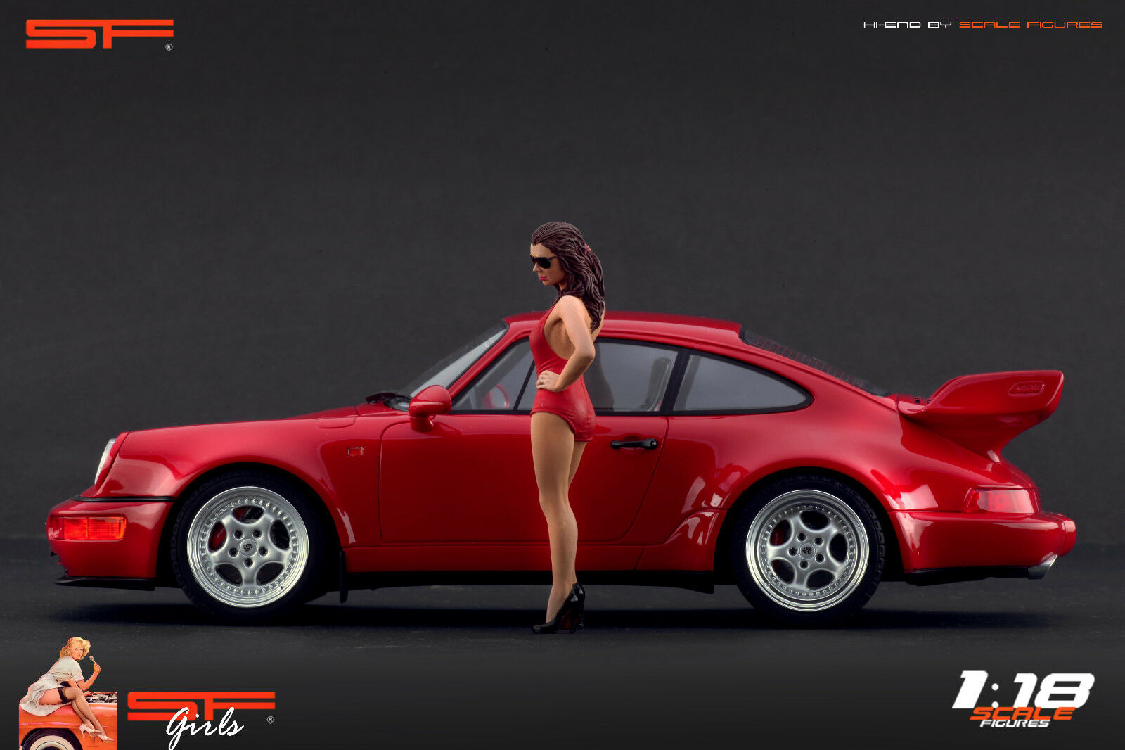 1/18 Posing Girl von SF Scale Figures - Handarbeit -