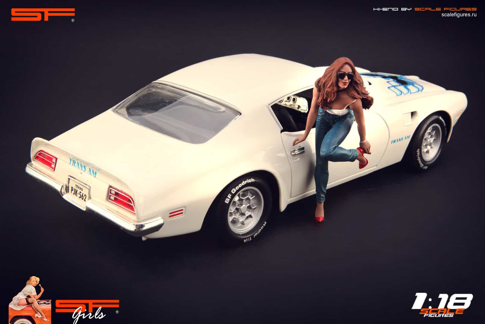 1/18 Girl in red shoes von SF Scale Figures - Handarbeit -