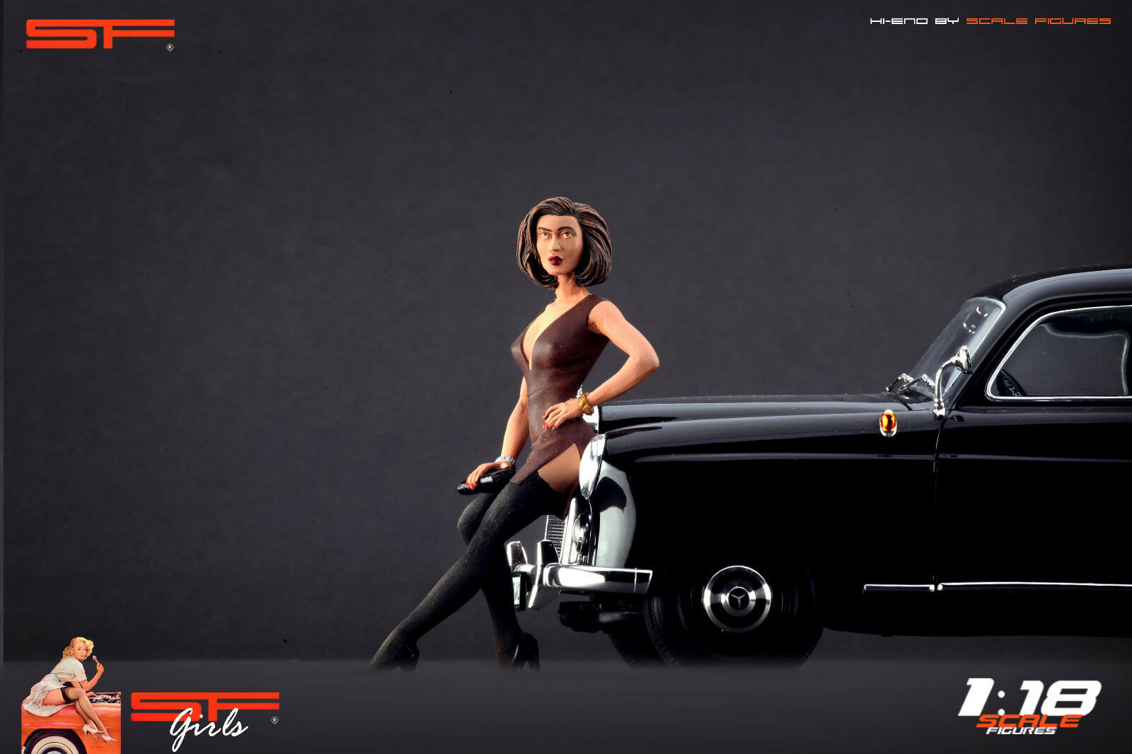 1/18 Waiting Girl von SF Scale Figures - Handarbeit -