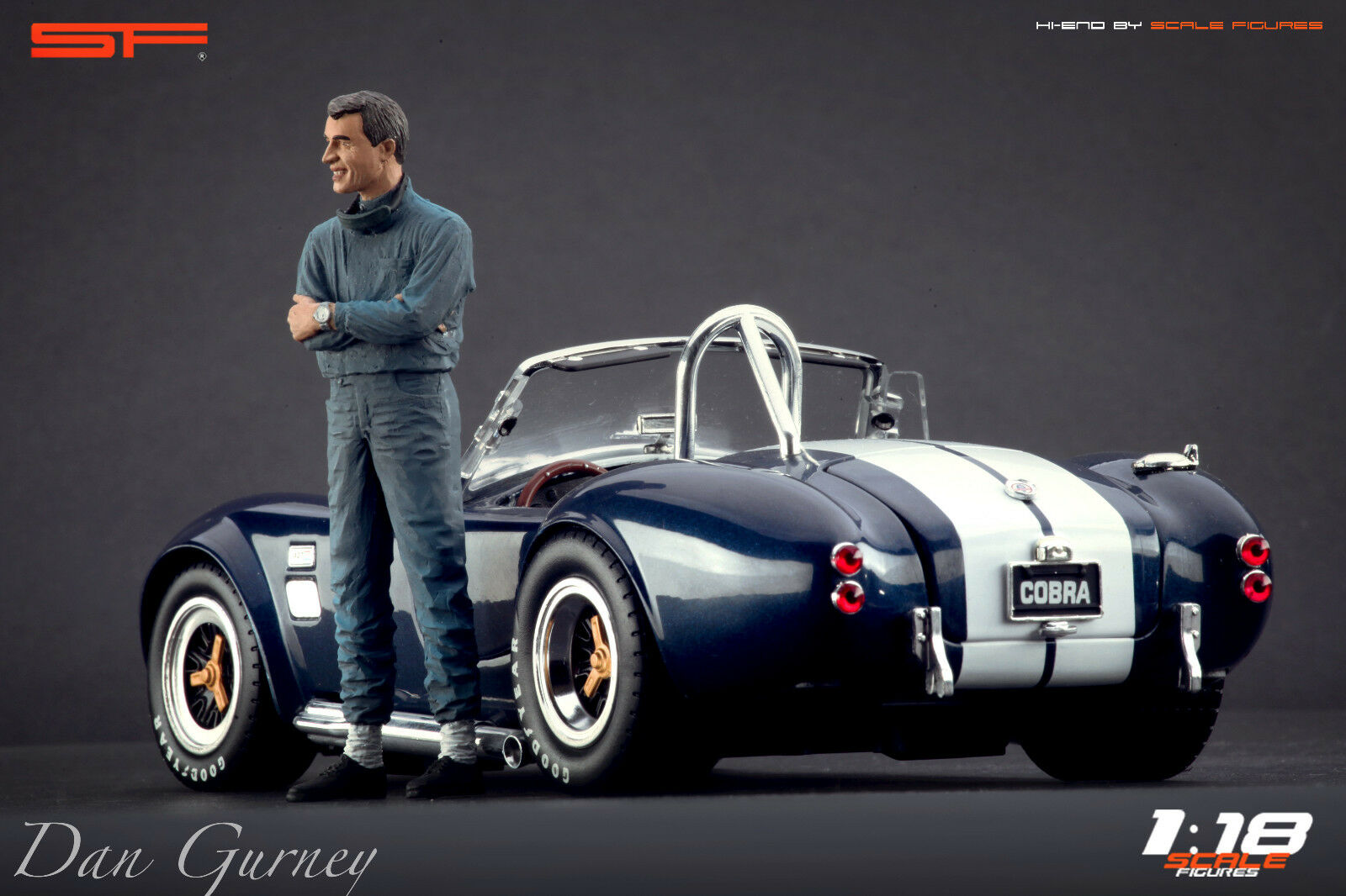 1/18 Dan Gurney von SF Scale Figures - Handarbeit -
