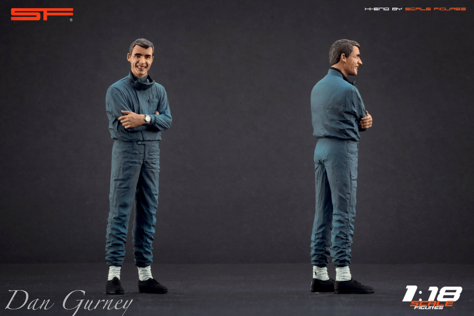 1/18 Dan Gurney von SF Scale Figures - Handarbeit -