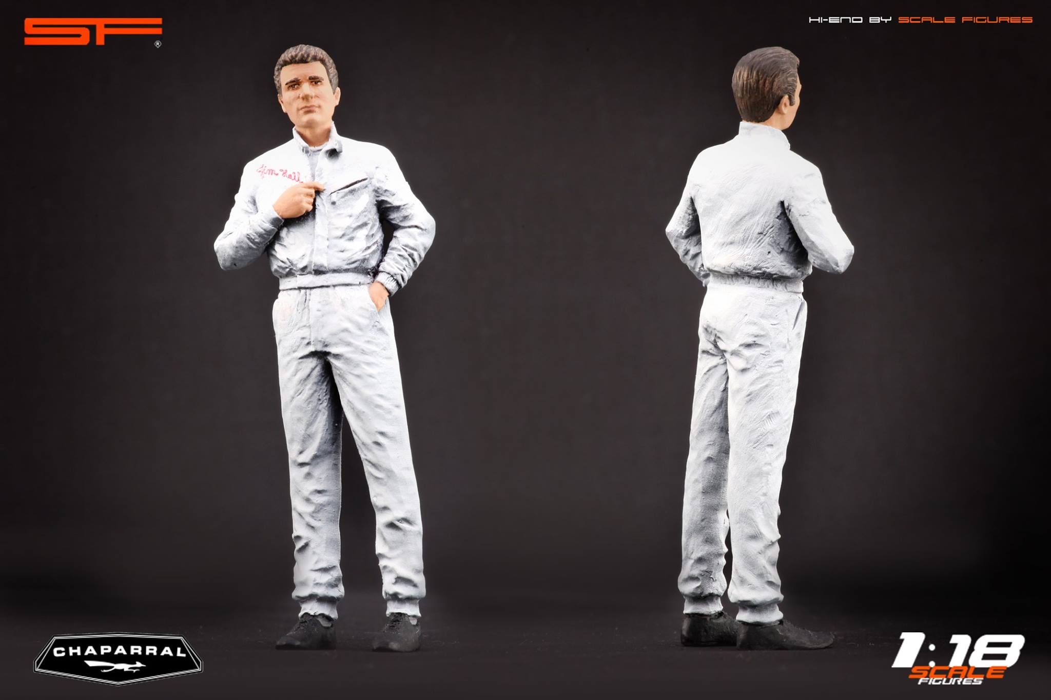 1/18 JIM HALL von SF Scale Figures - Handarbeit--