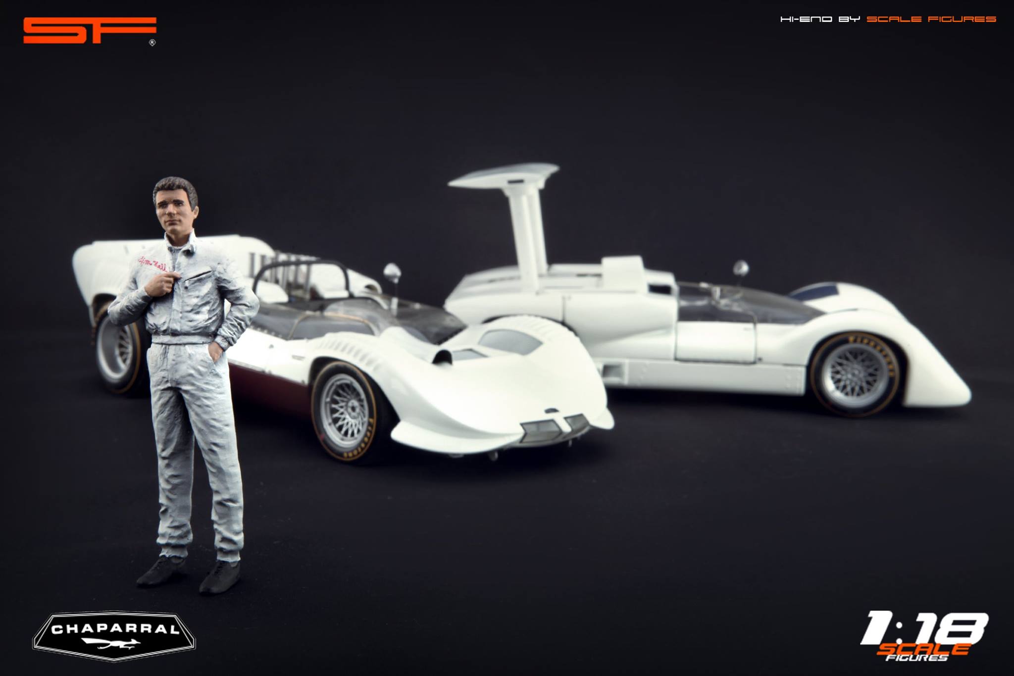 1/18 JIM HALL von SF Scale Figures - Handarbeit--