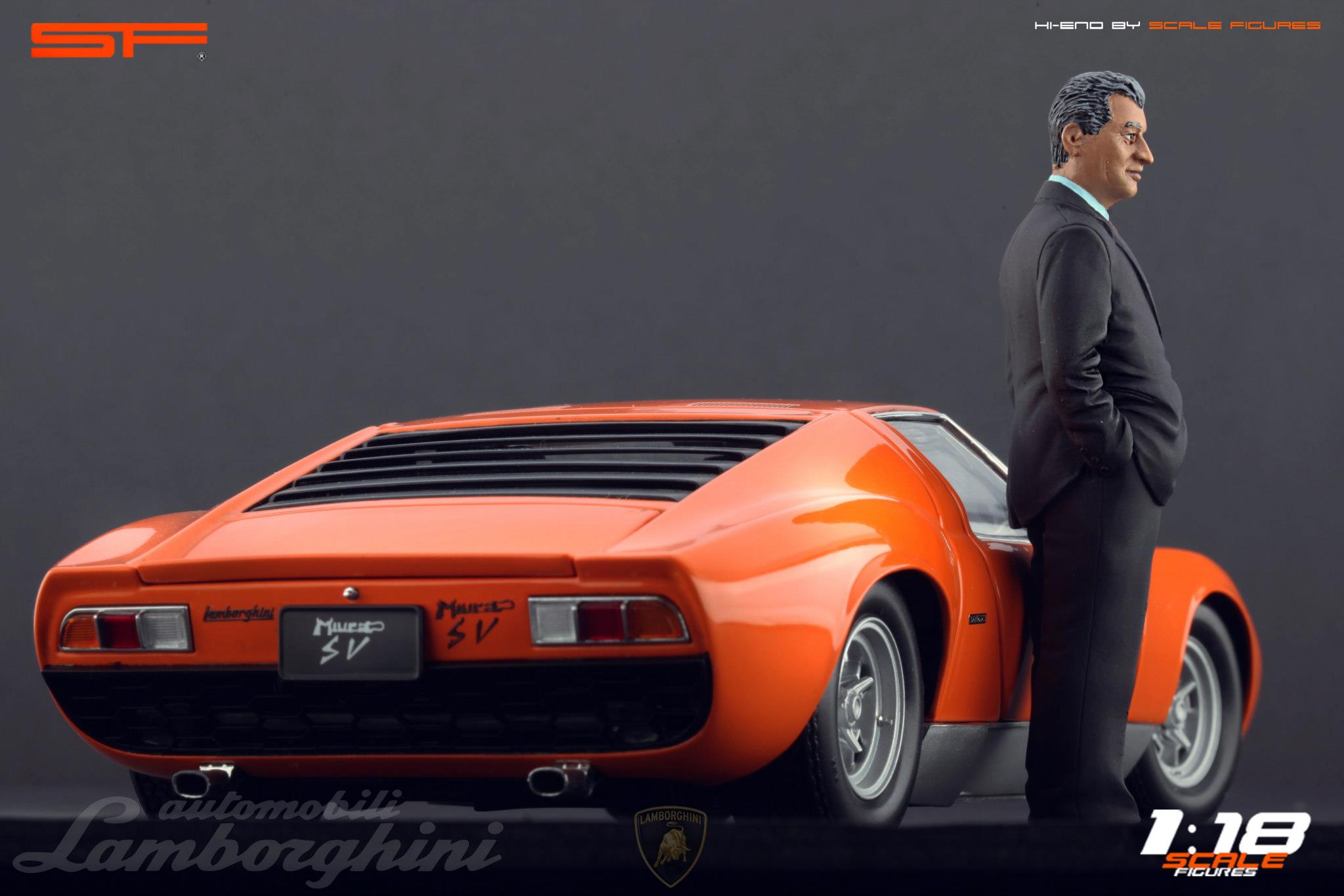 1/18 FERRUCCIO LAMBORGHINI von SF Scale Figures - Handarbeit -
