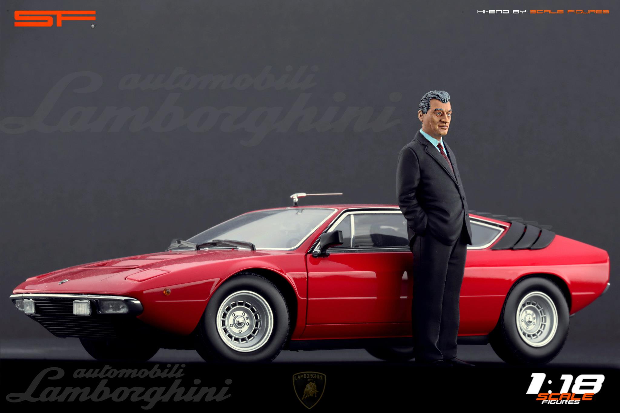 1/18 FERRUCCIO LAMBORGHINI von SF Scale Figures - Handarbeit -