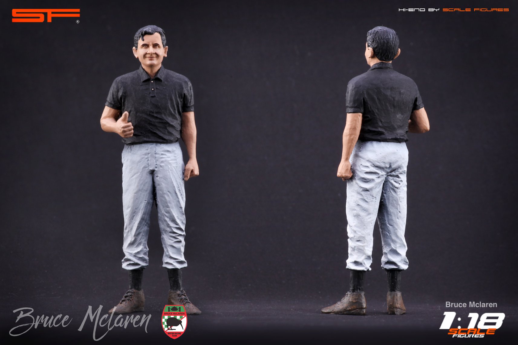 1/18 BRUCE McLAREN von SF Scale Figures - Handarbeit -