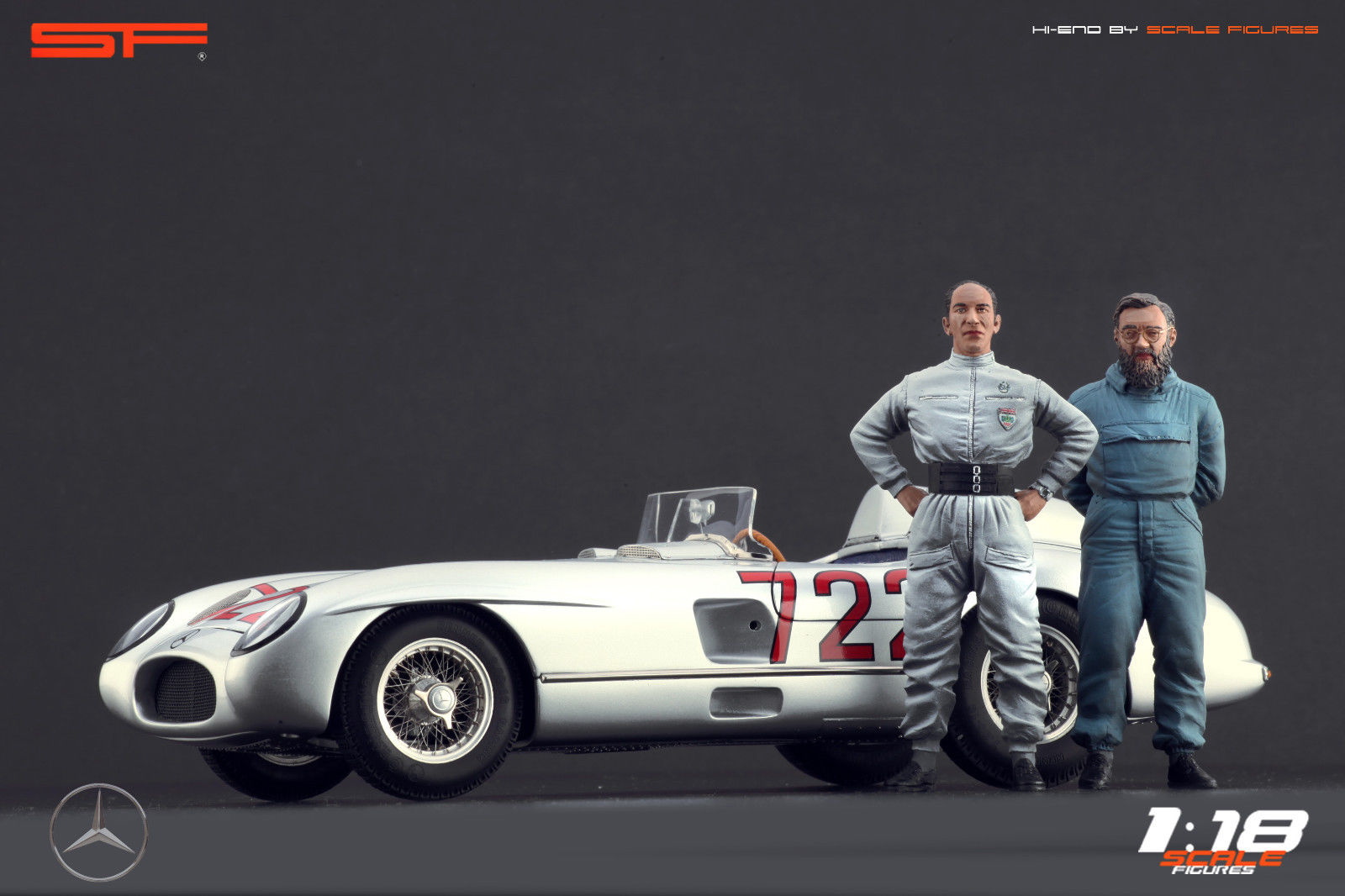 1/18 Moss & Jenkins von SF Scale Figures - Handarbeit -