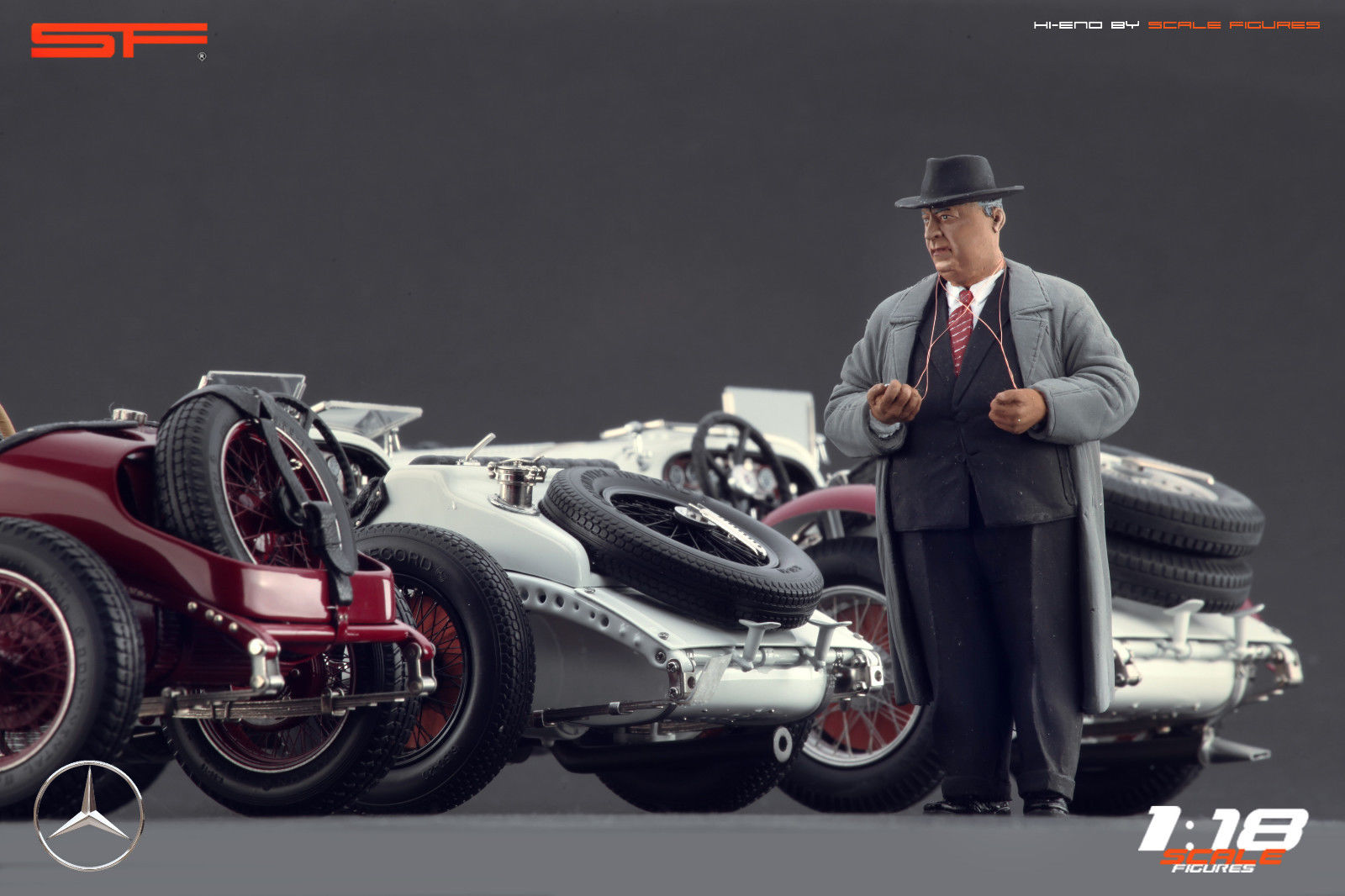 1/18 Alfred Neubauer von SF Scale Figures - Handarbeit -