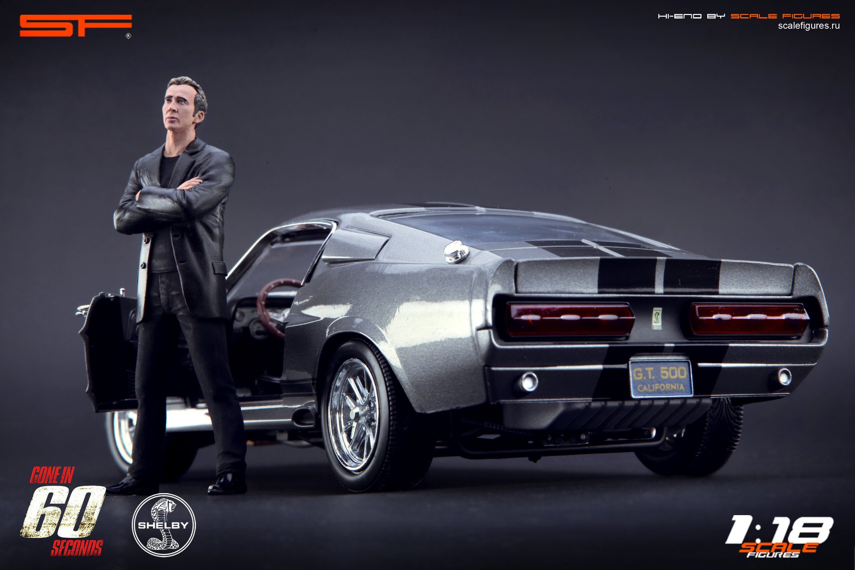 1/18 Schauspieler NICOLAS CAGE von SF Scale Figures - Handarbeit -