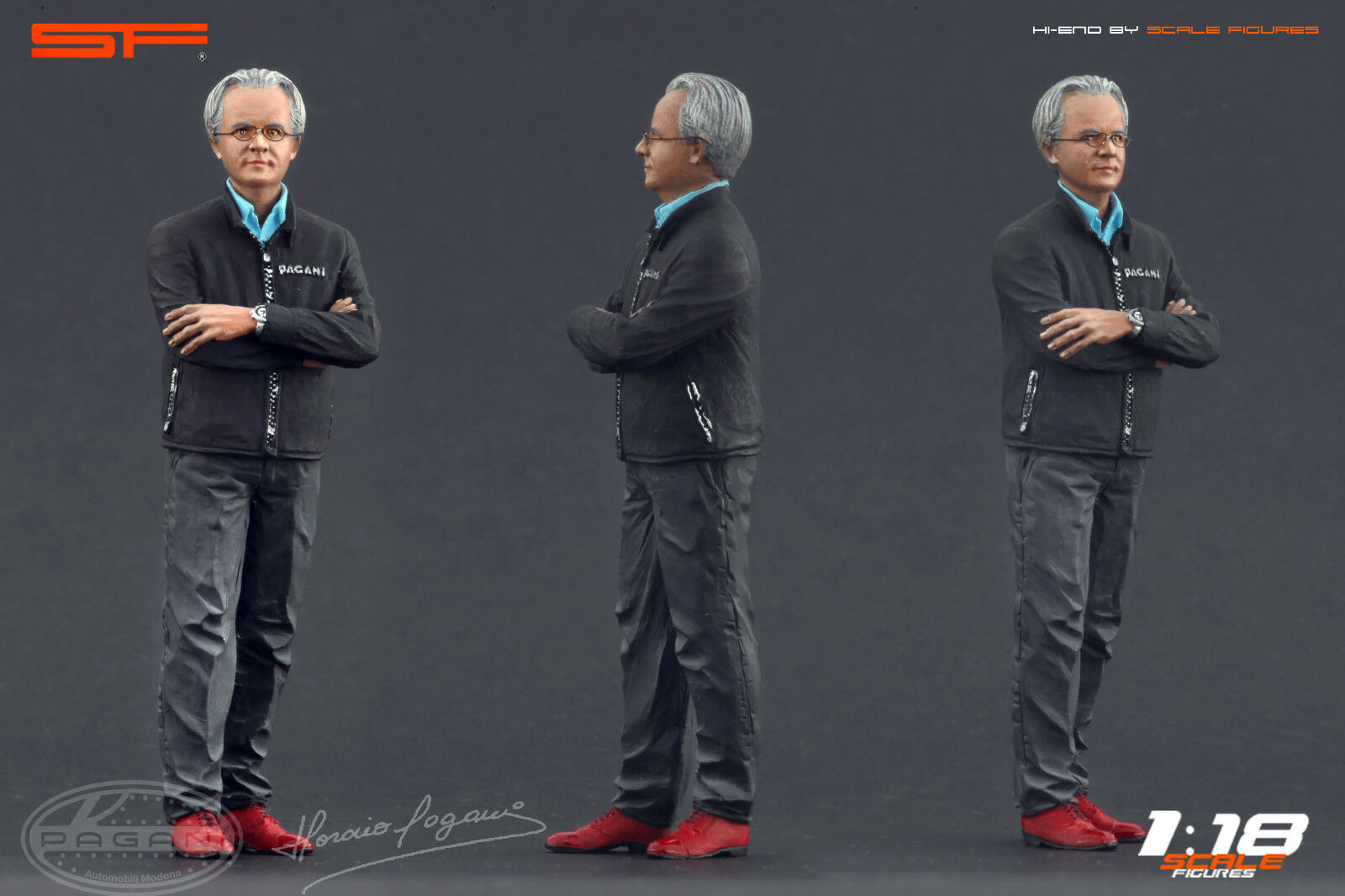 1/18 HORACIO PAGANI von SF Scale Figures - Handarbeit -