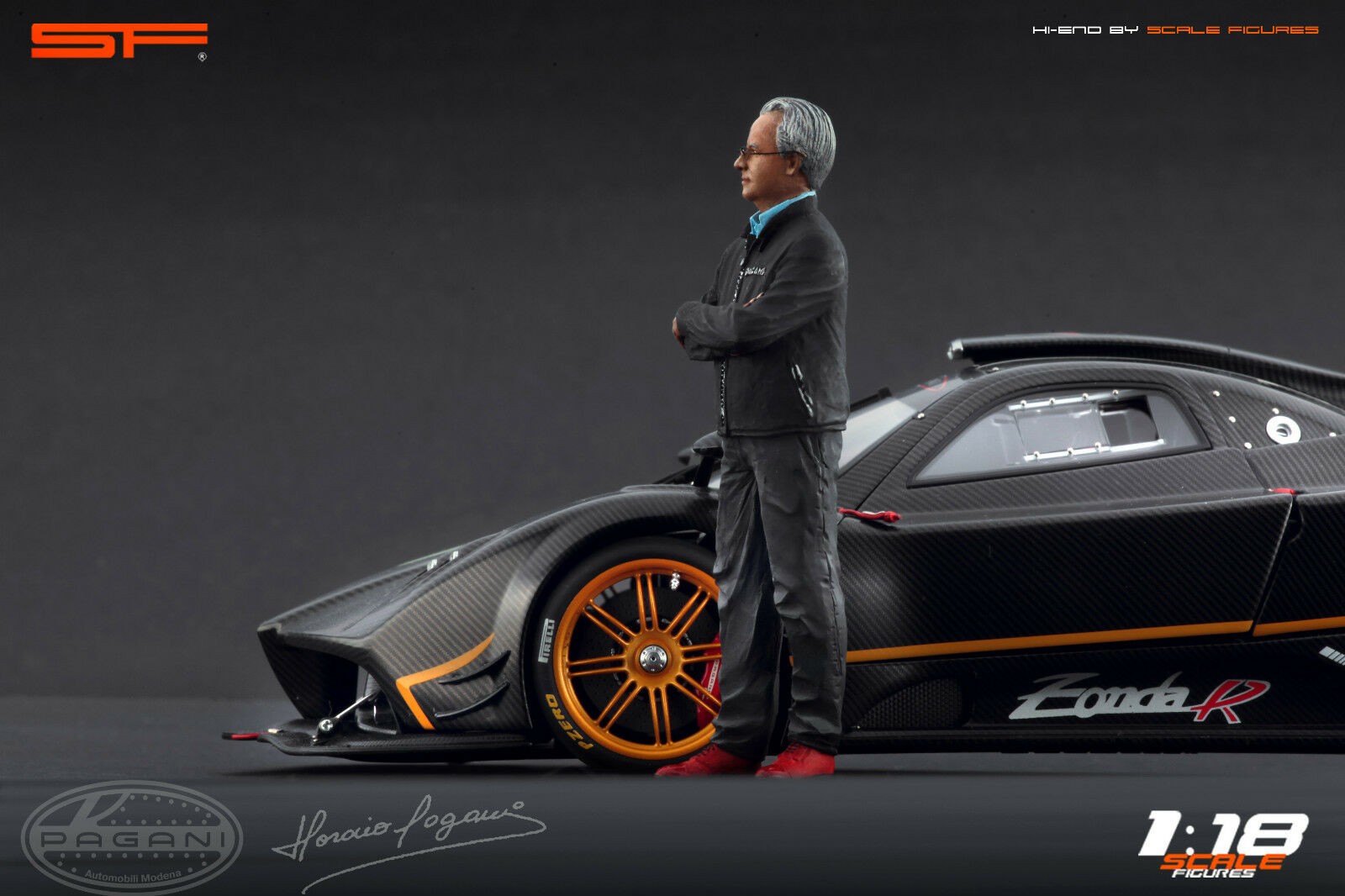 1/18 HORACIO PAGANI von SF Scale Figures - Handarbeit -