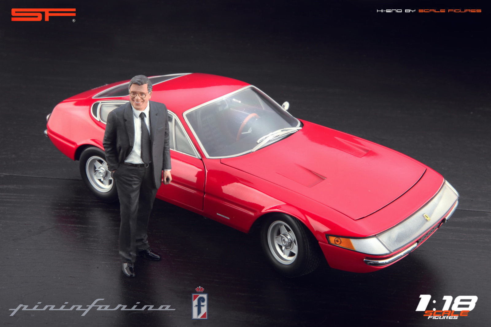 1/18 Konstrukteur PININFARINAl von SF Scale Figures - Handarbeit -