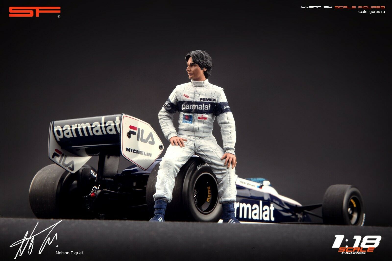 1/18 NELSON PIQUET von SF Scale Figures - Handarbeit -