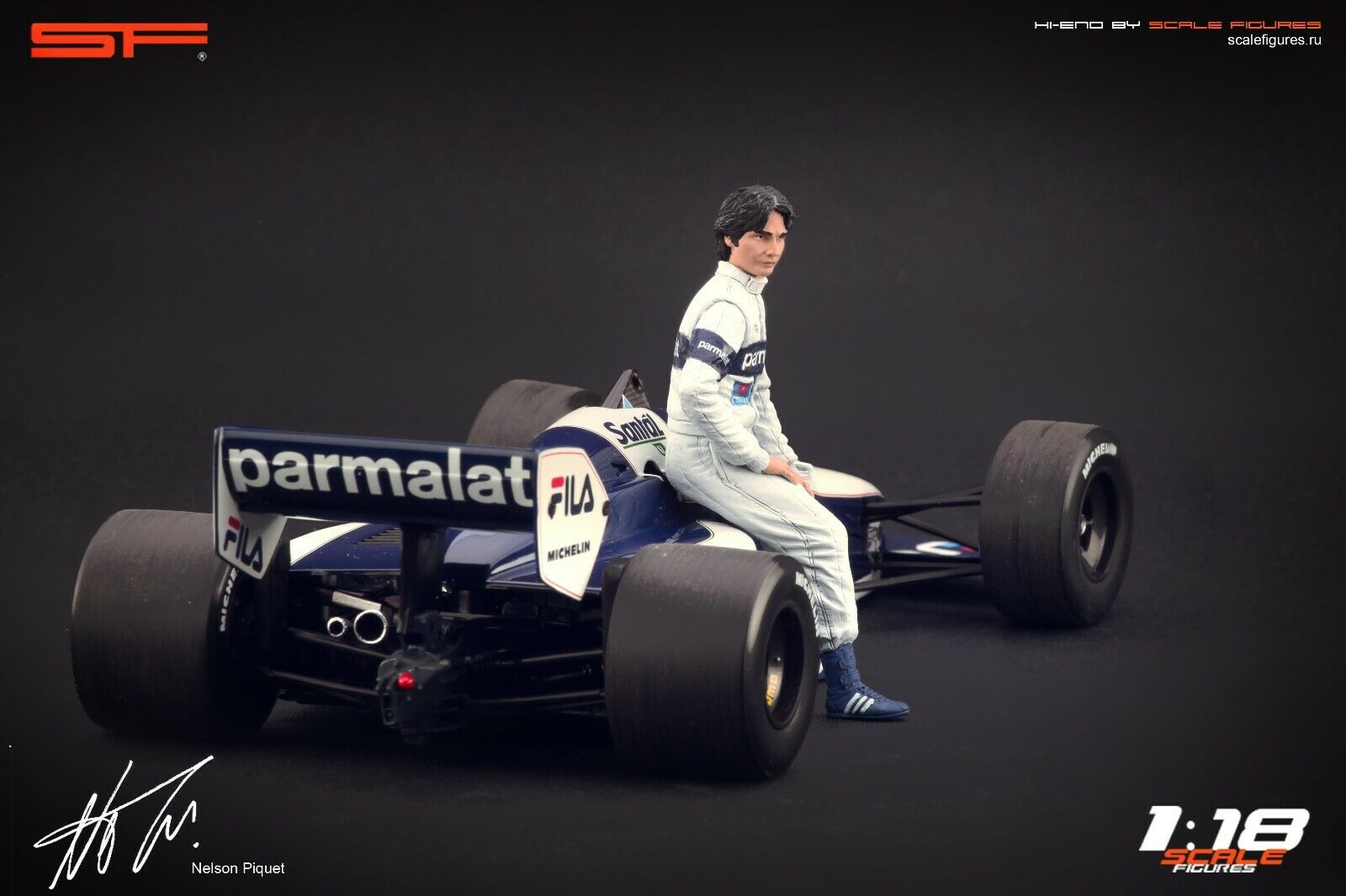 1/18 NELSON PIQUET von SF Scale Figures - Handarbeit -
