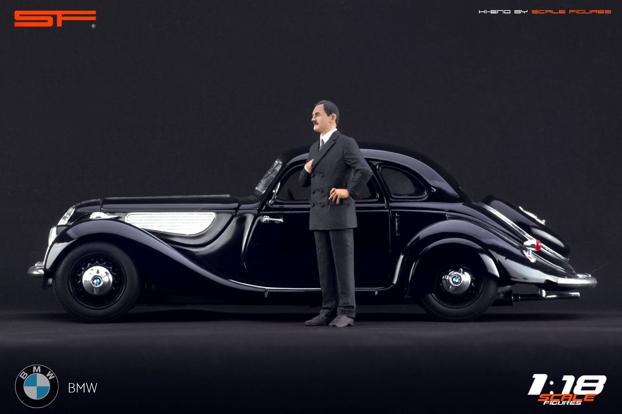 1/18 KARL FRIEDRICH RAPP BMW-Founder von SF Scale Figures - Handarbeit -
