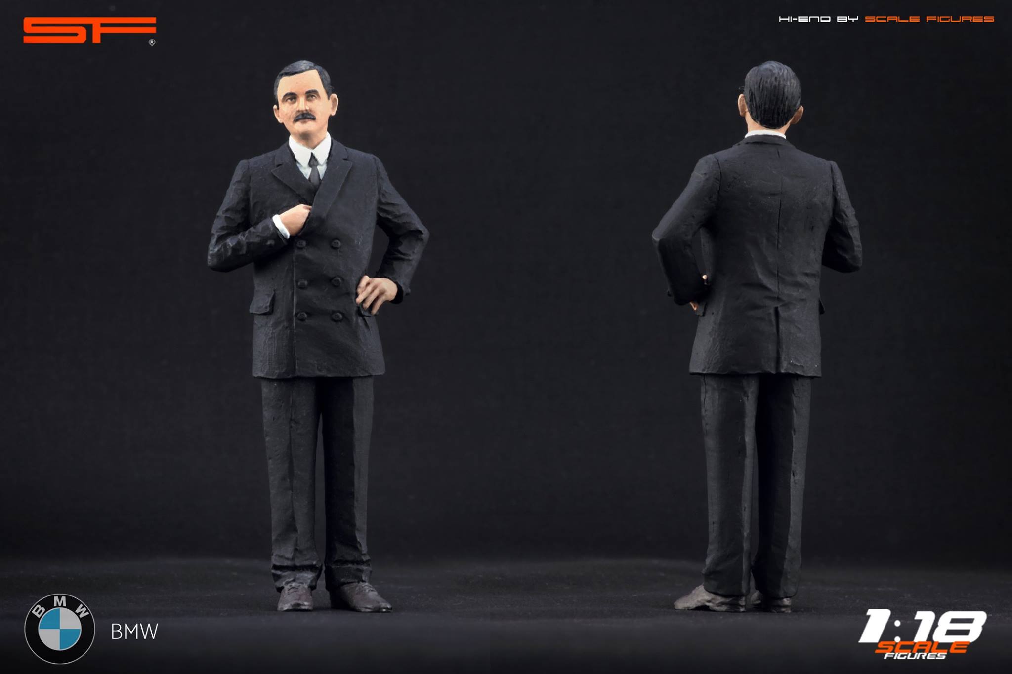 1/18 KARL FRIEDRICH RAPP BMW-Founder von SF Scale Figures - Handarbeit -