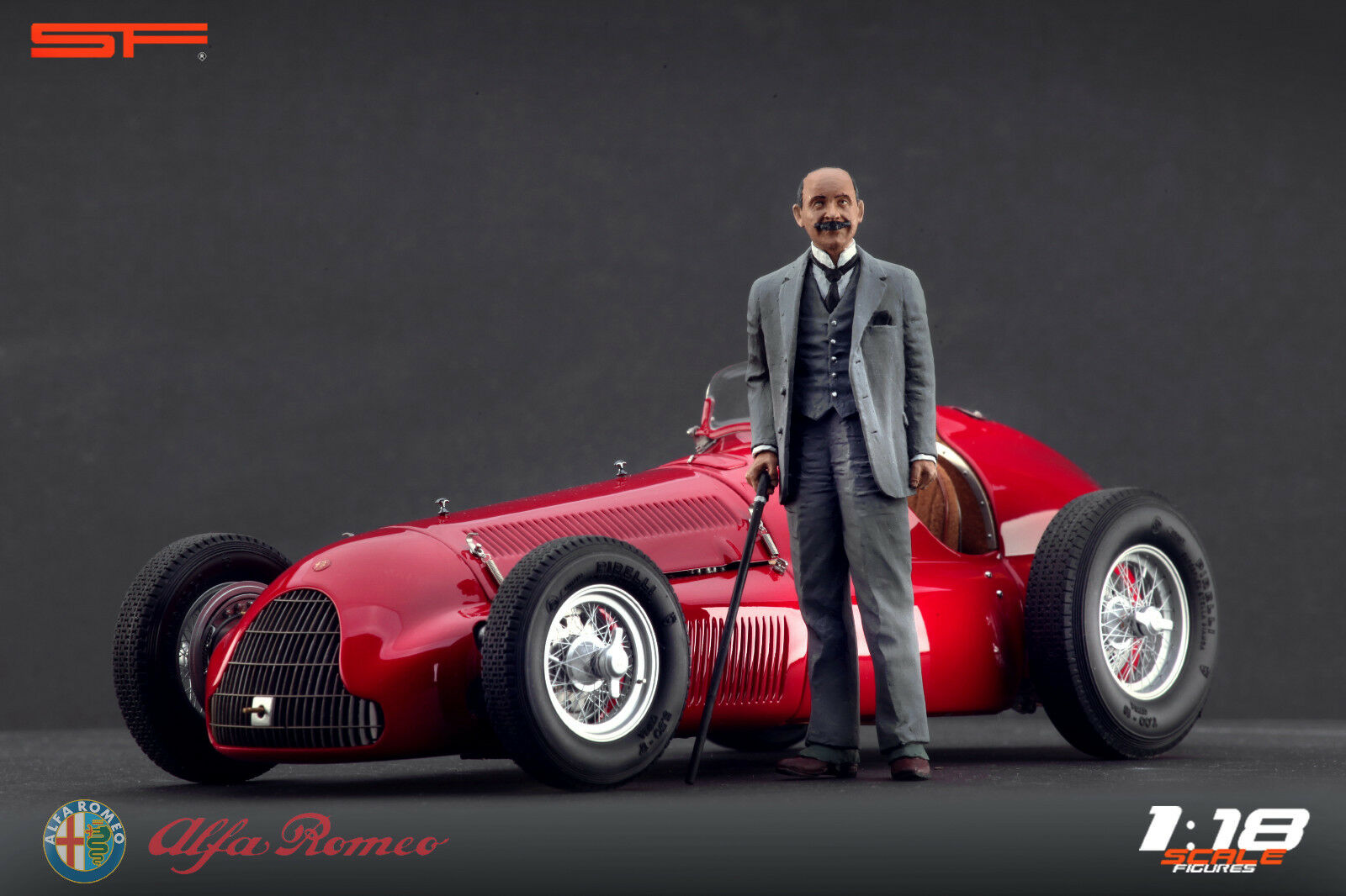 1/18 Nicola Romeo von SF Scale Figures - Handarbeit - SF118110