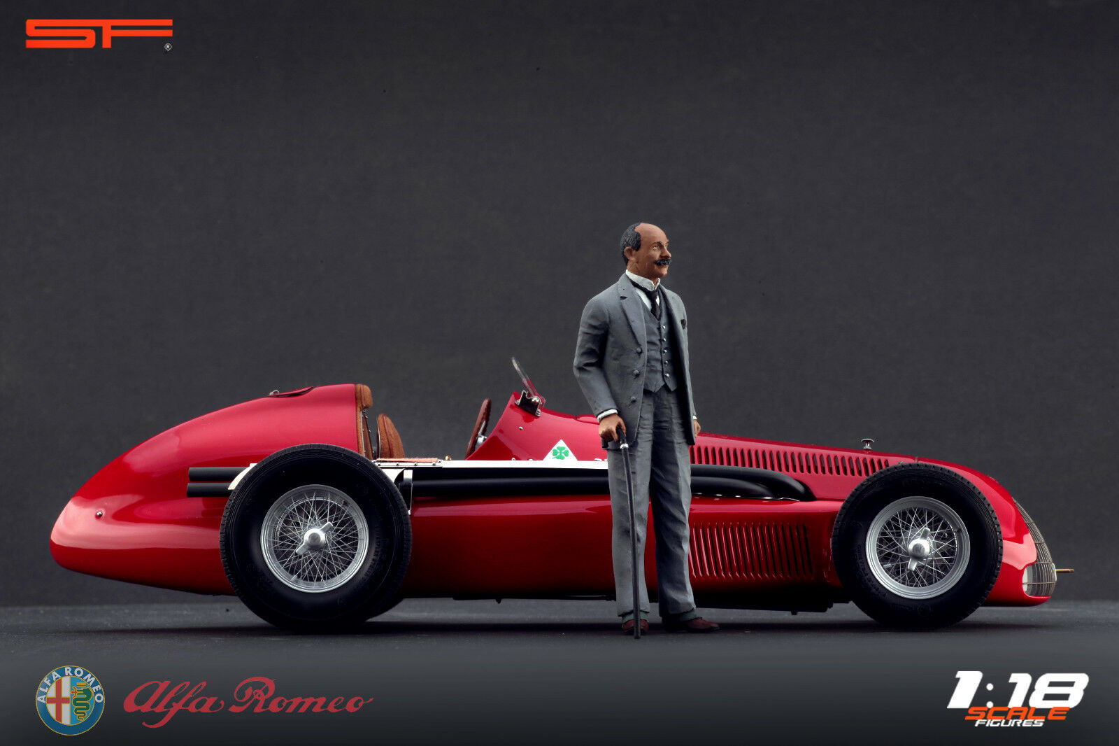 1/18 Nicola Romeo von SF Scale Figures - Handarbeit - SF118110