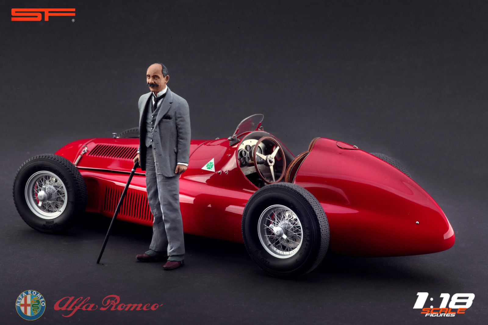 1/18 Nicola Romeo von SF Scale Figures - Handarbeit - SF118110