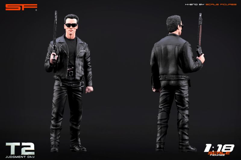1/18 TERMINATOR 2 Arnold Schwarzenegger von SF Scale Figures - Handarbeit -