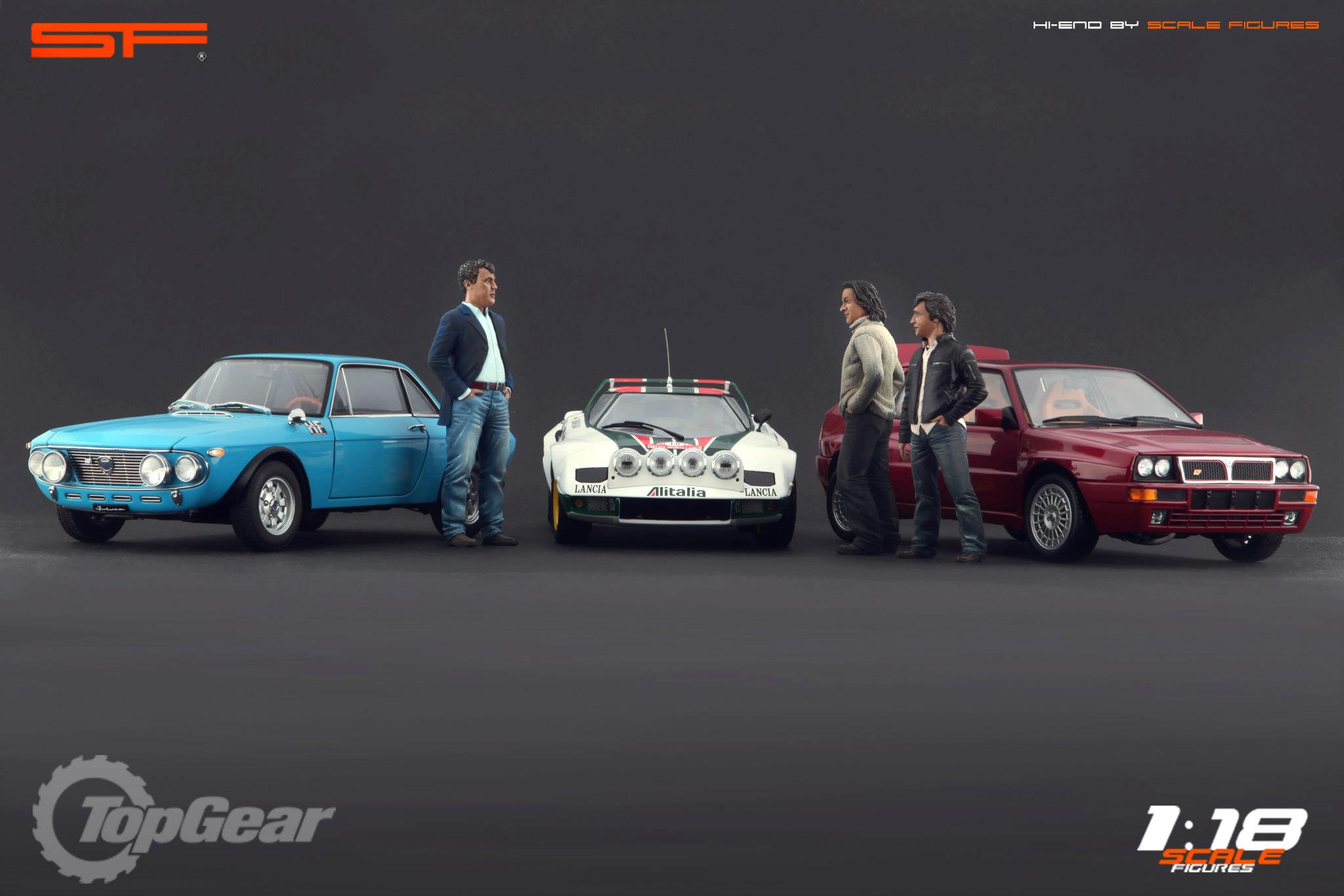 1/18 TOP GEAR Team von SF Scale Figures - Handarbeit -