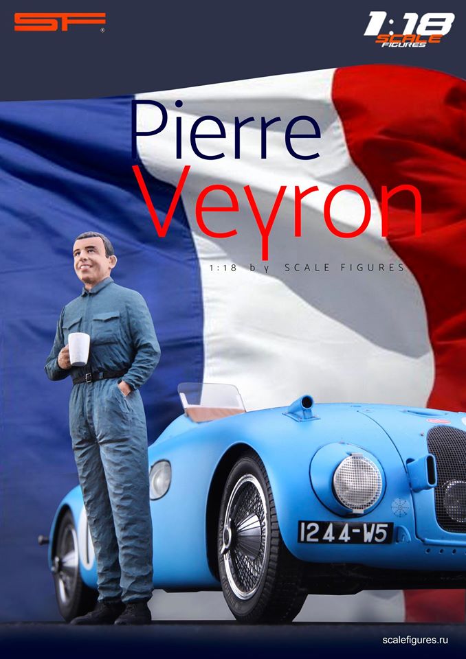 1/18 PIERRE VEYRON von SF Scale Figures - Handarbeit --