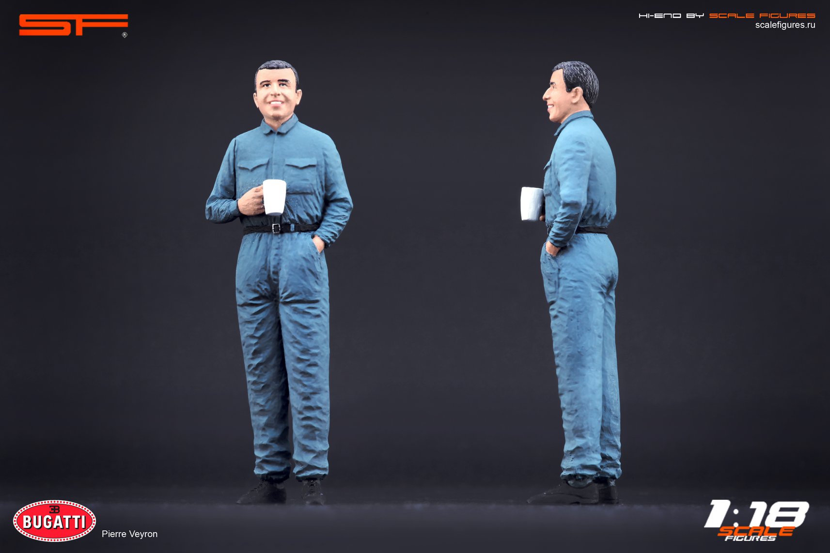 1/18 PIERRE VEYRON von SF Scale Figures - Handarbeit --