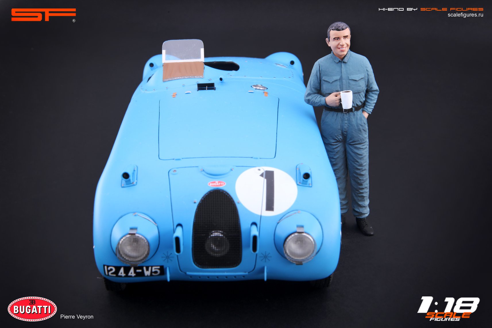 1/18 PIERRE VEYRON von SF Scale Figures - Handarbeit --