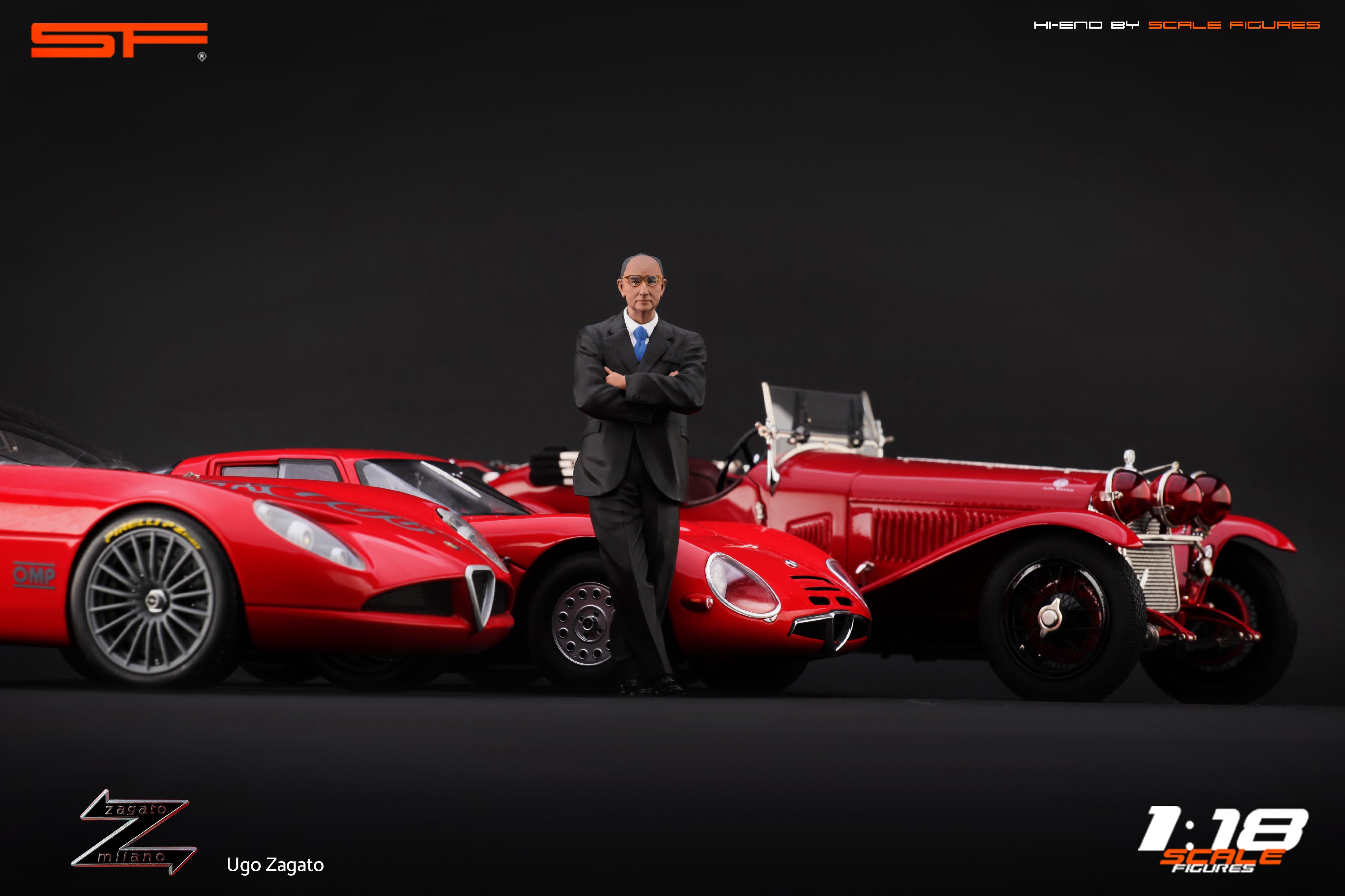 1/18 ZAGATO von SF Scale Figures - Handarbeit -