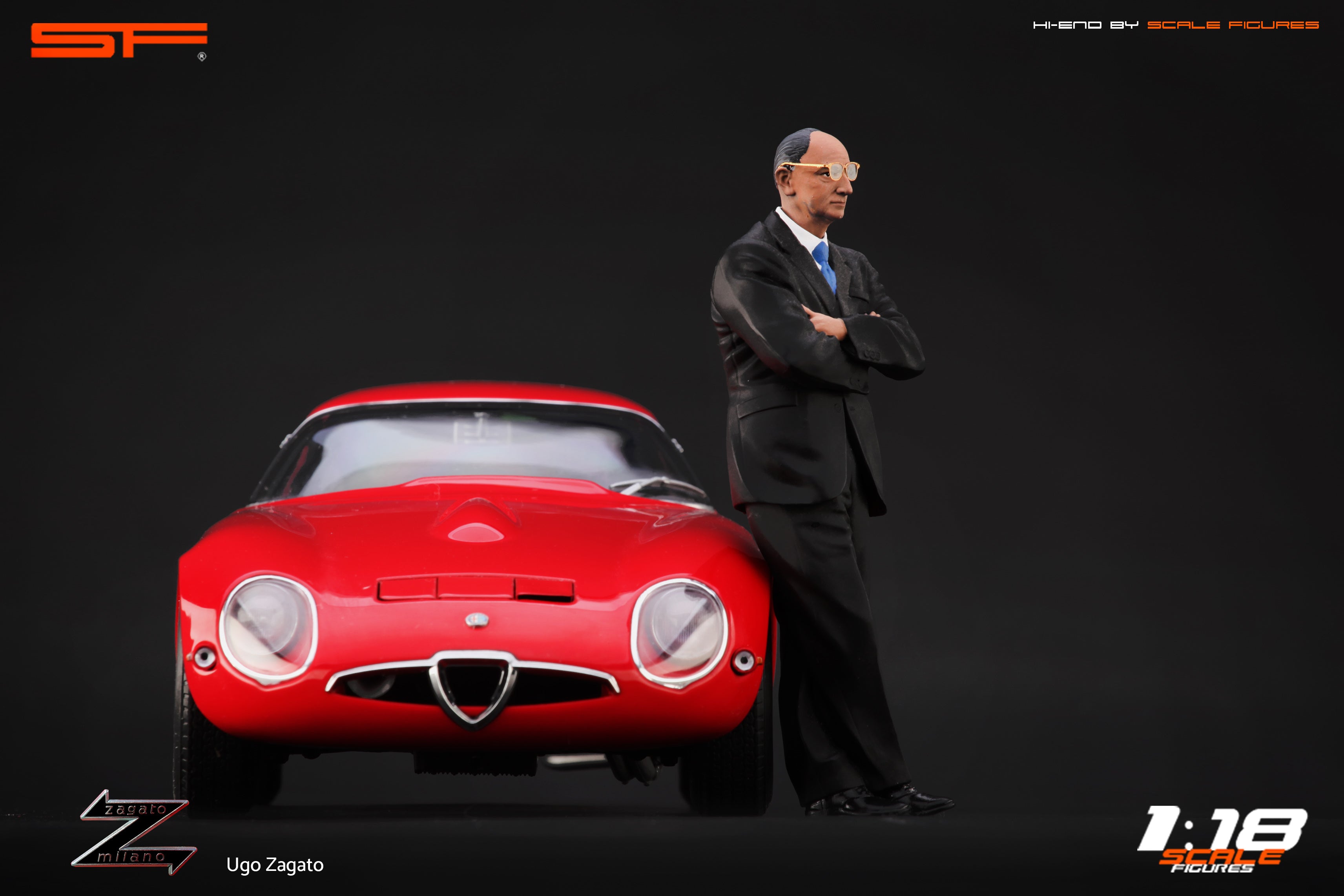 1/18 ZAGATO von SF Scale Figures - Handarbeit -
