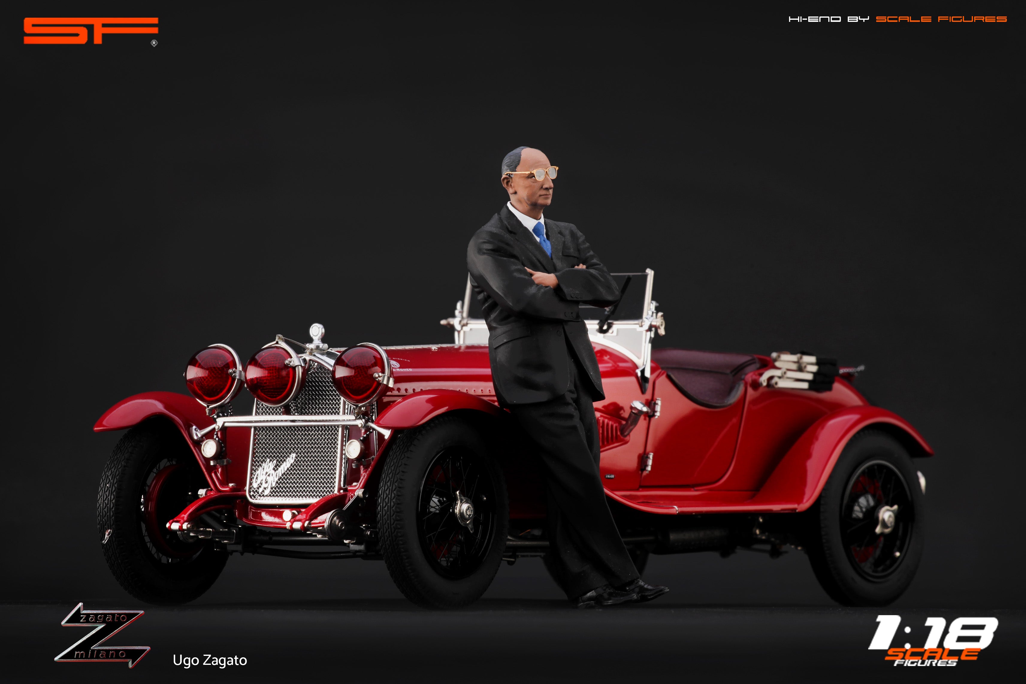 1/18 ZAGATO von SF Scale Figures - Handarbeit -
