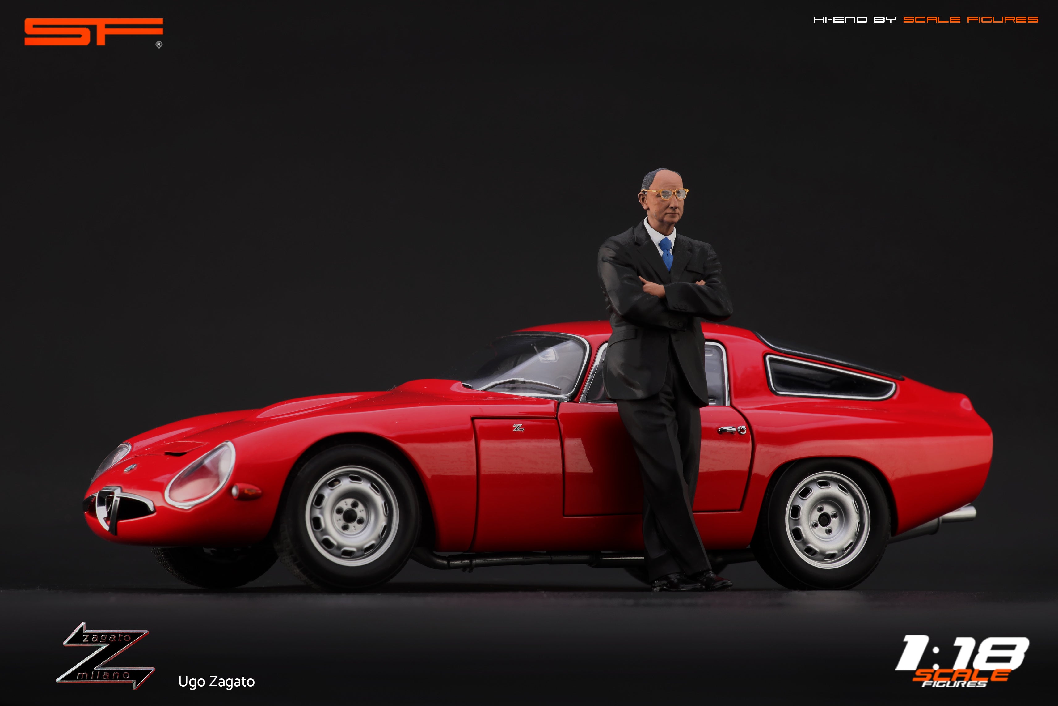 1/18 ZAGATO von SF Scale Figures - Handarbeit -